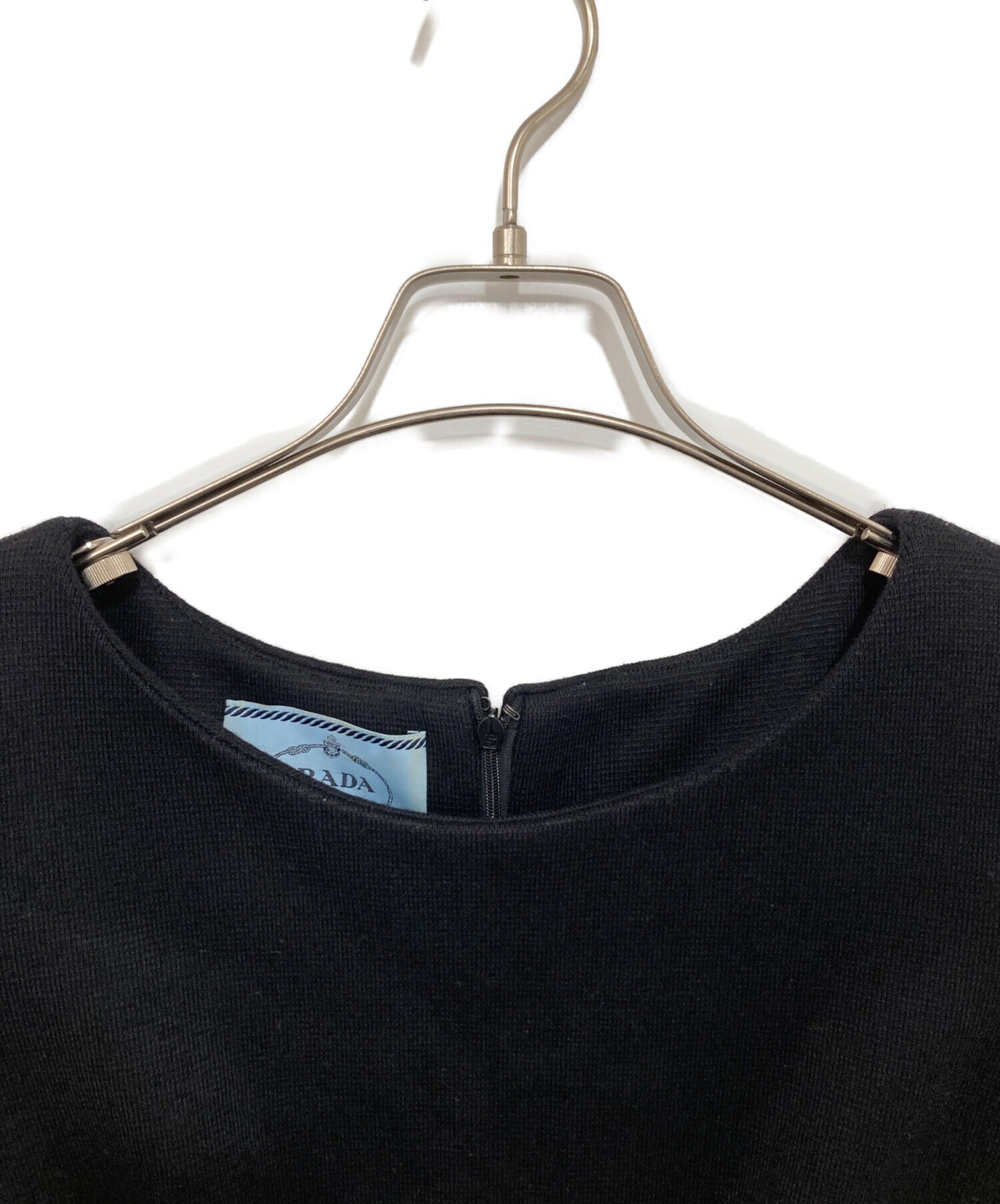 中古・古着通販】PRADA (プラダ) ワンピース ブラック サイズ:38