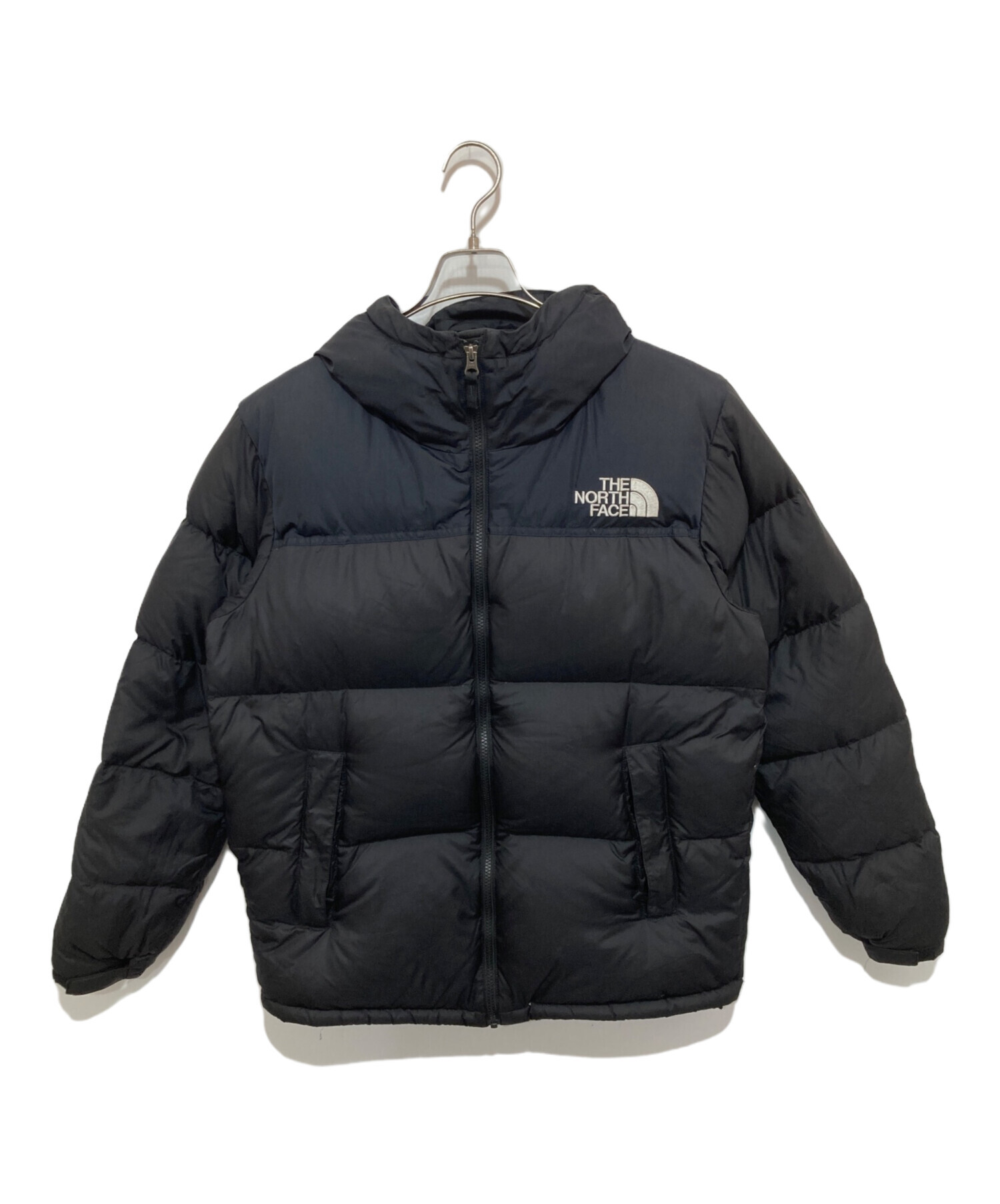 ノースフェイスヌプシフーディ　ブラックND92041R Lサイズ 中古・古着通販】THE NORTH FACE (ザ ノース フェイス) Nuptse Hoodie