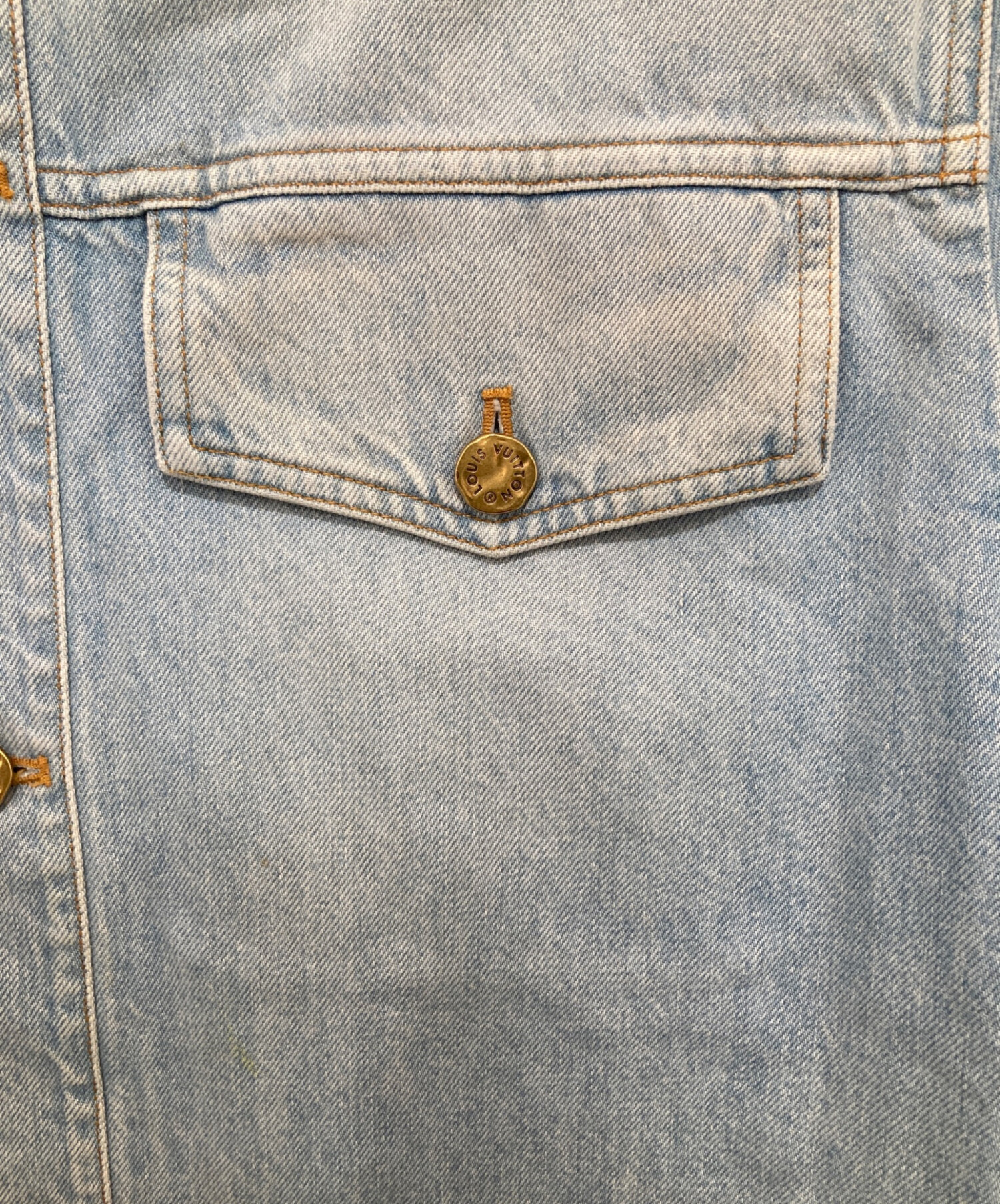 中古・古着通販】LOUIS VUITTON (ルイ ヴィトン) ピン装飾ウォッシュド 