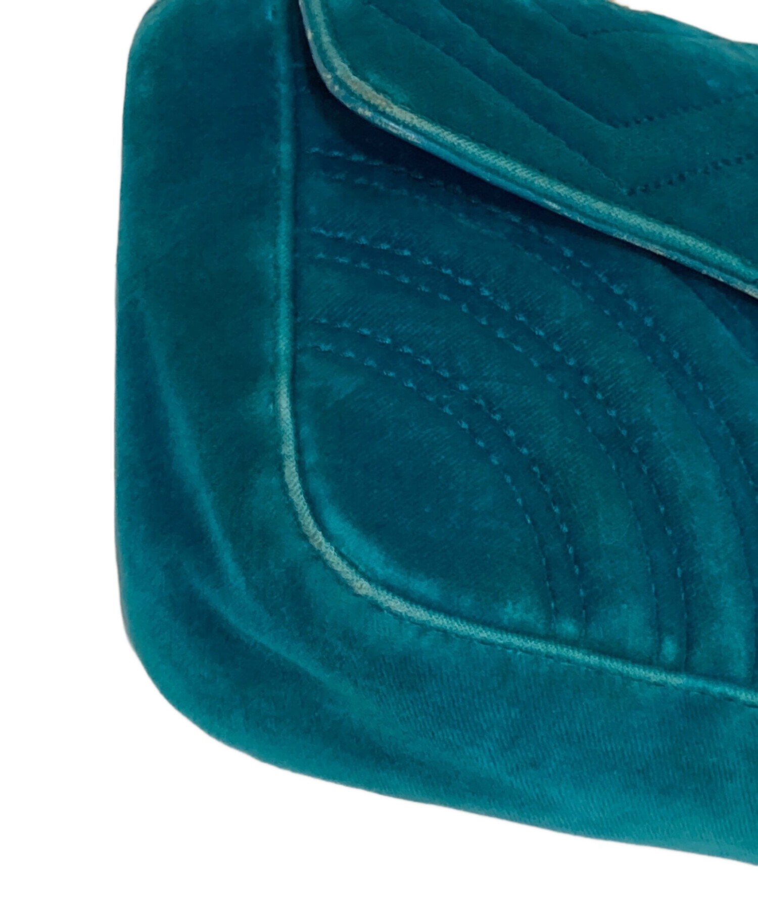 中古・古着通販】GUCCI (グッチ) GGマーモント キルティングベルベット