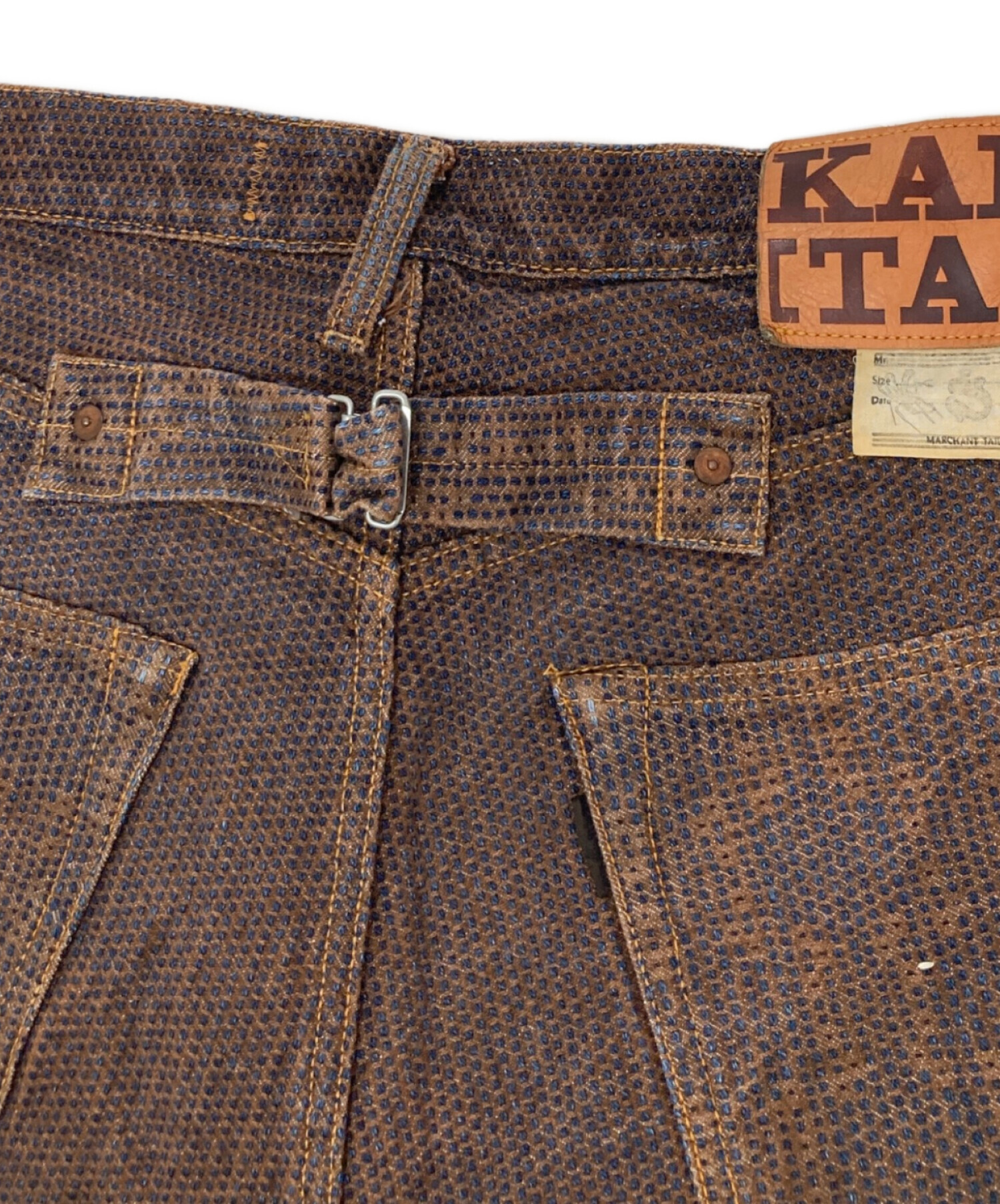 KAPITAL CENTURY 刺し子 デニムジャケット ブラウン KAPITAL CENTURY 刺し子 デニムジャケット ブラウン KAPITAL CENTURY