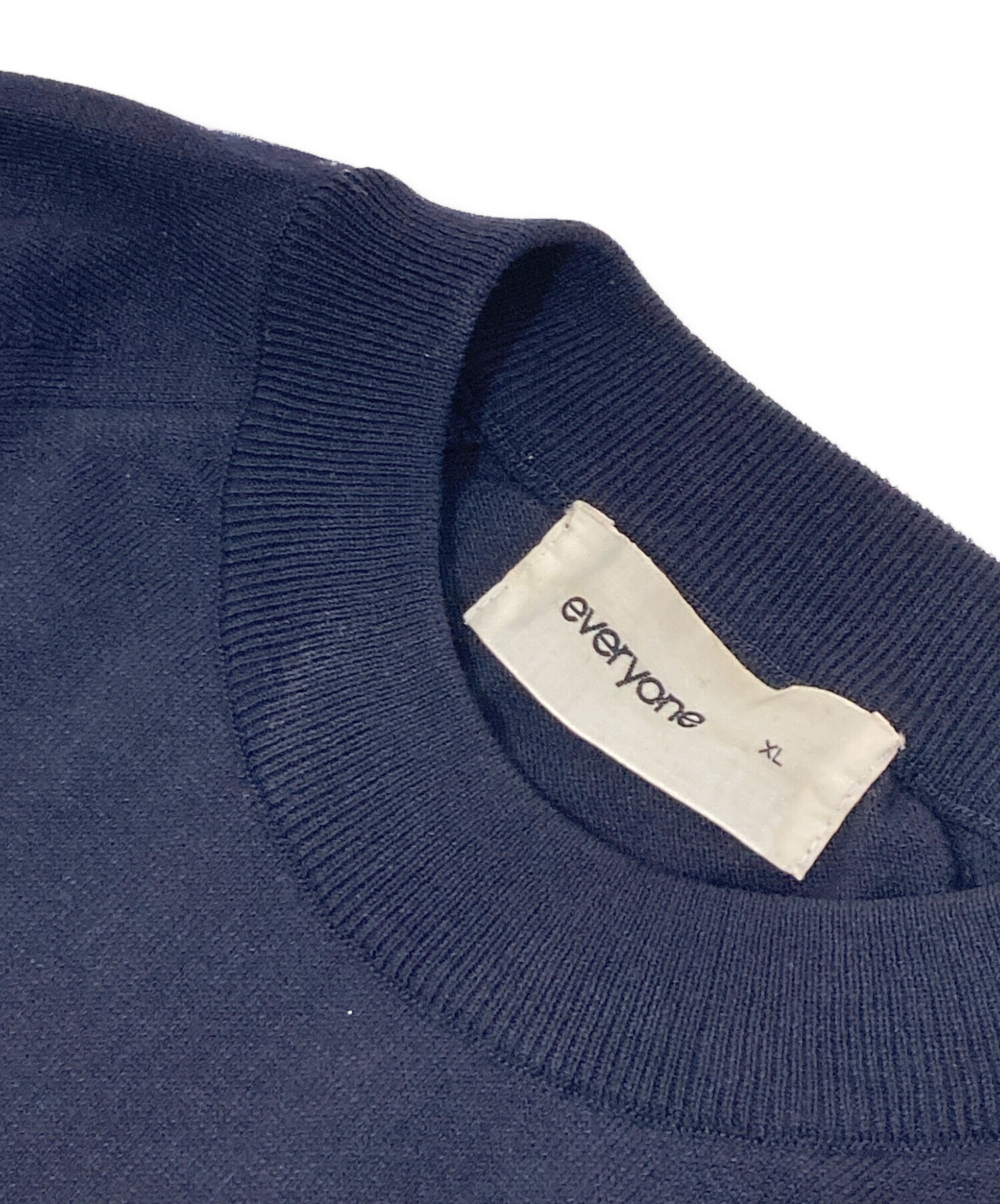 中古・古着通販】everyone (エブリワン) クルーネックニット CREWNECK 