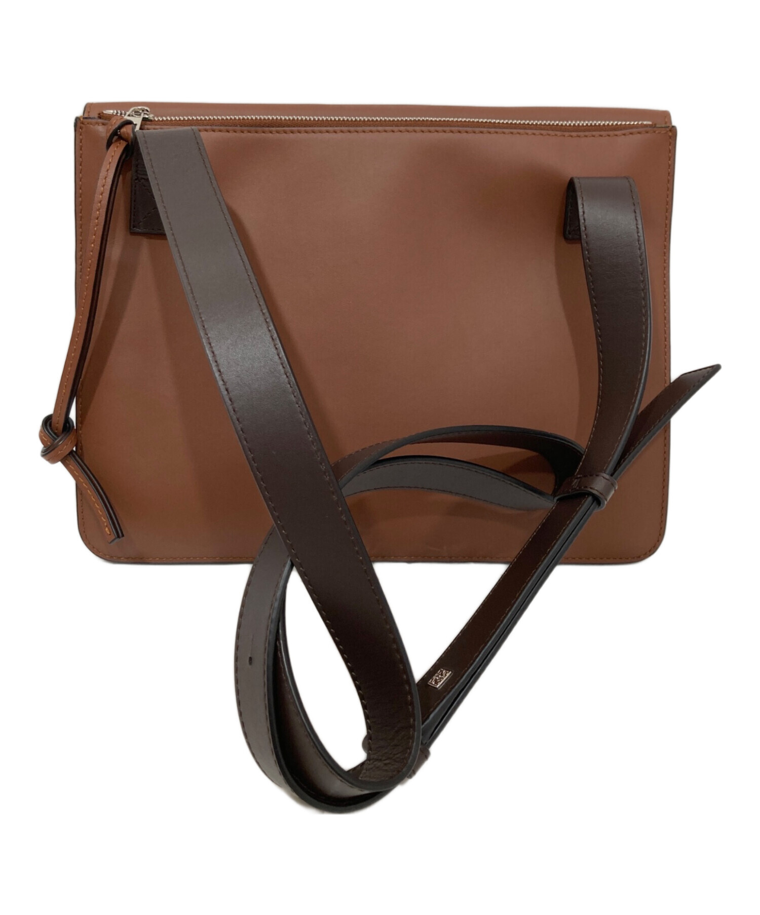 中古・古着通販】LOEWE (ロエベ) ガセット フラット メッセンジャー