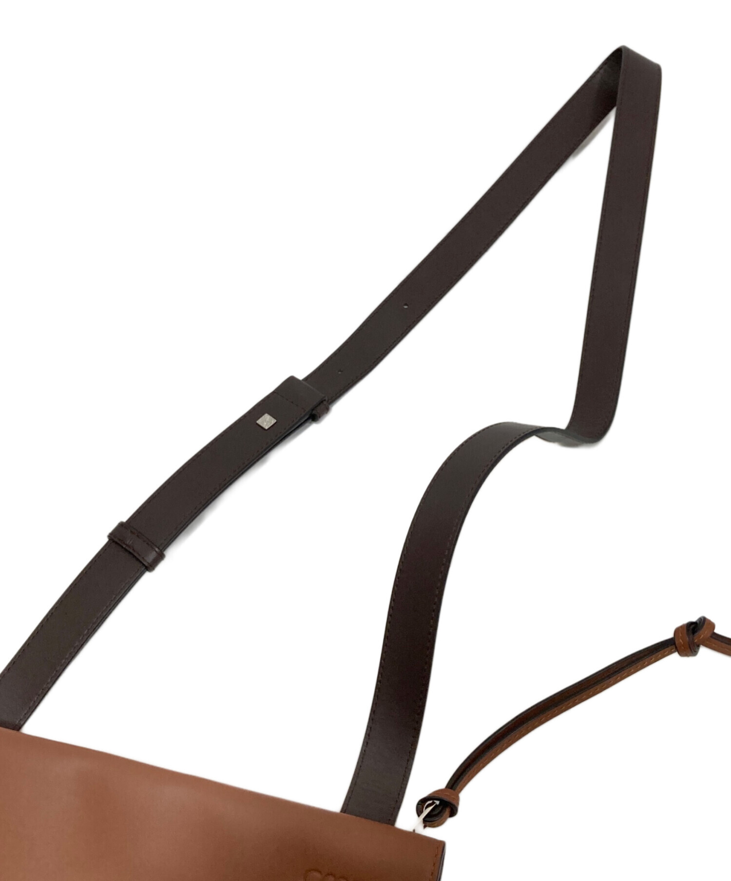 中古・古着通販】LOEWE (ロエベ) ガセット フラット メッセンジャー