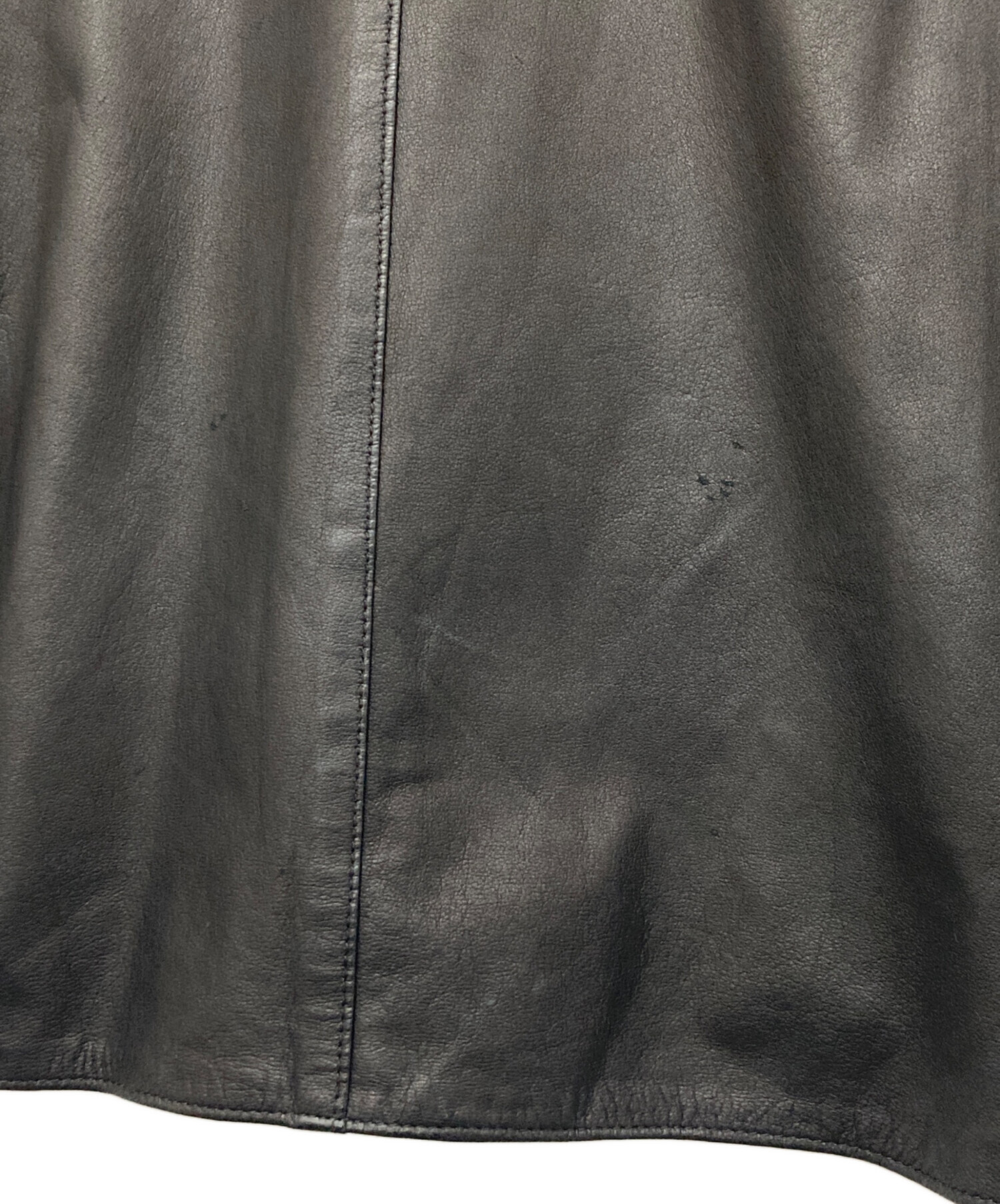 中古・古着通販】COMOLI (コモリ) LEATHER SHIRT ディアスキン レザー