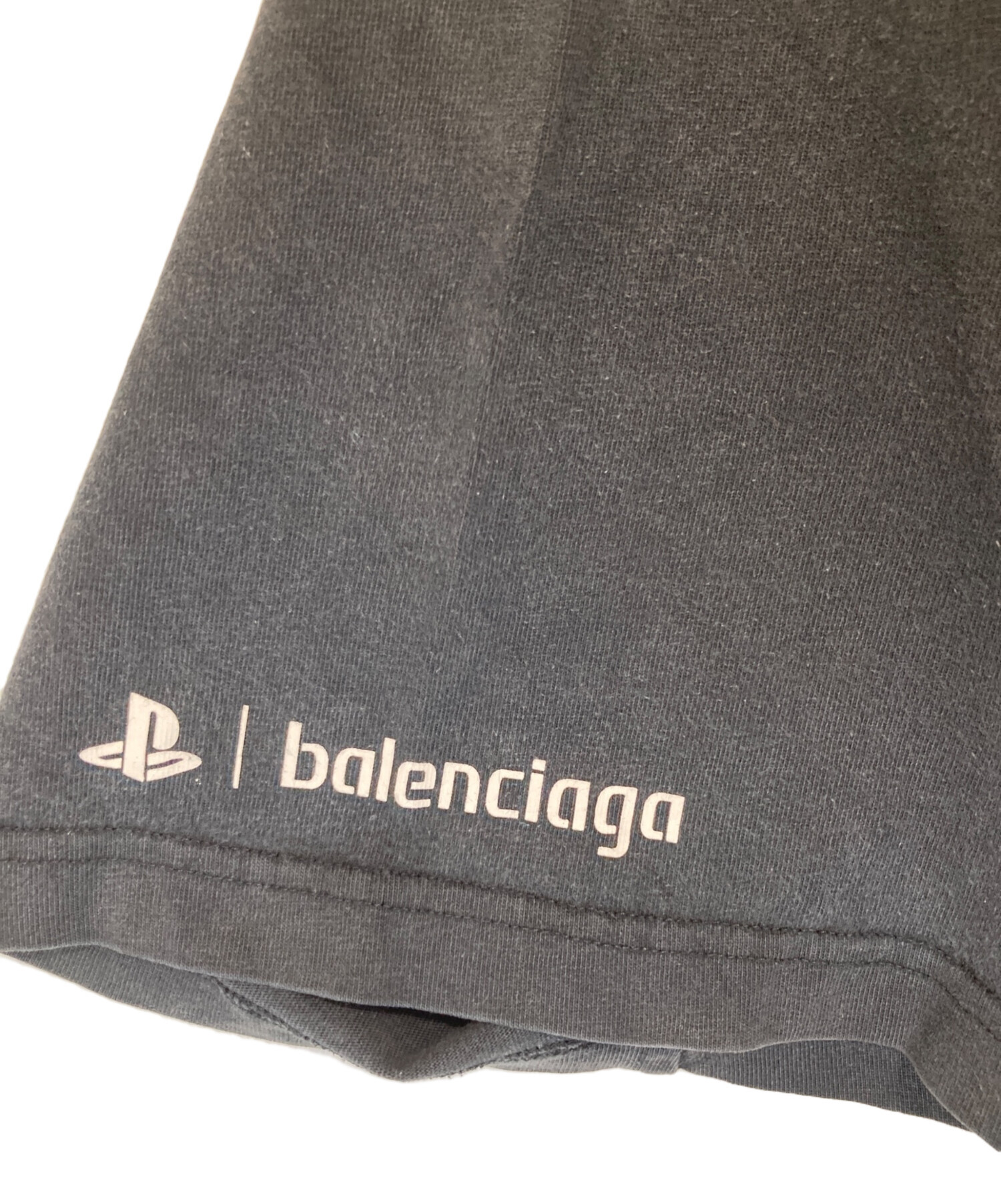 中古・古着通販】BALENCIAGA (バレンシアガ) PS5ロゴプリント半袖T