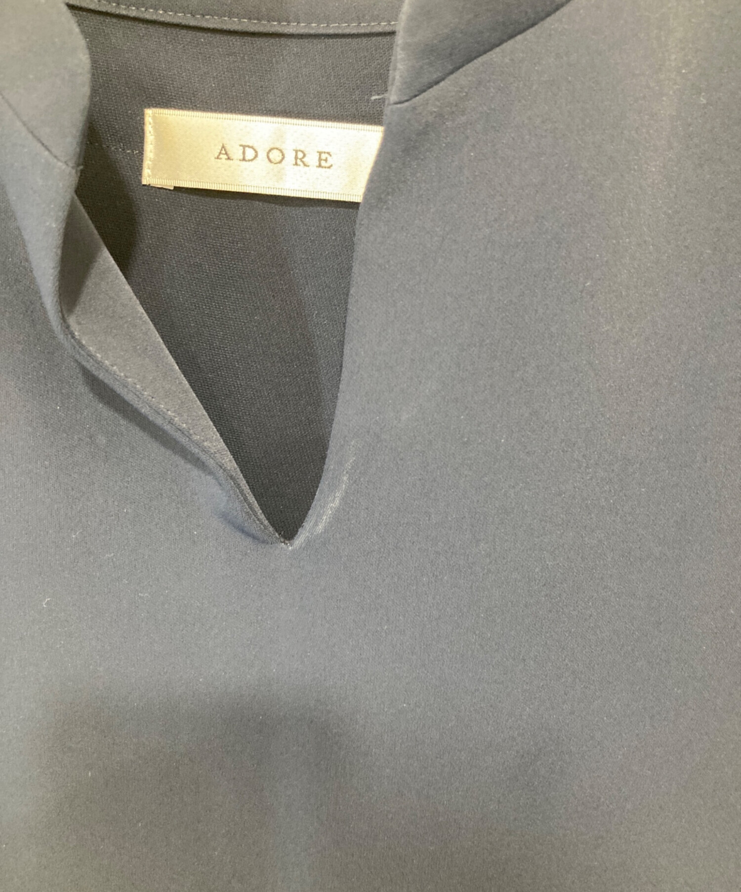 中古・古着通販】ADORE (アドーア) クリアジョーゼットワンピース