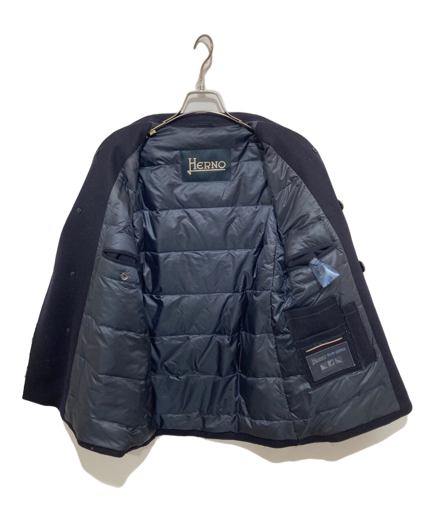 中古・古着通販】HERNO (ヘルノ) ウールPコートUB-ZERO GI0012U-39056