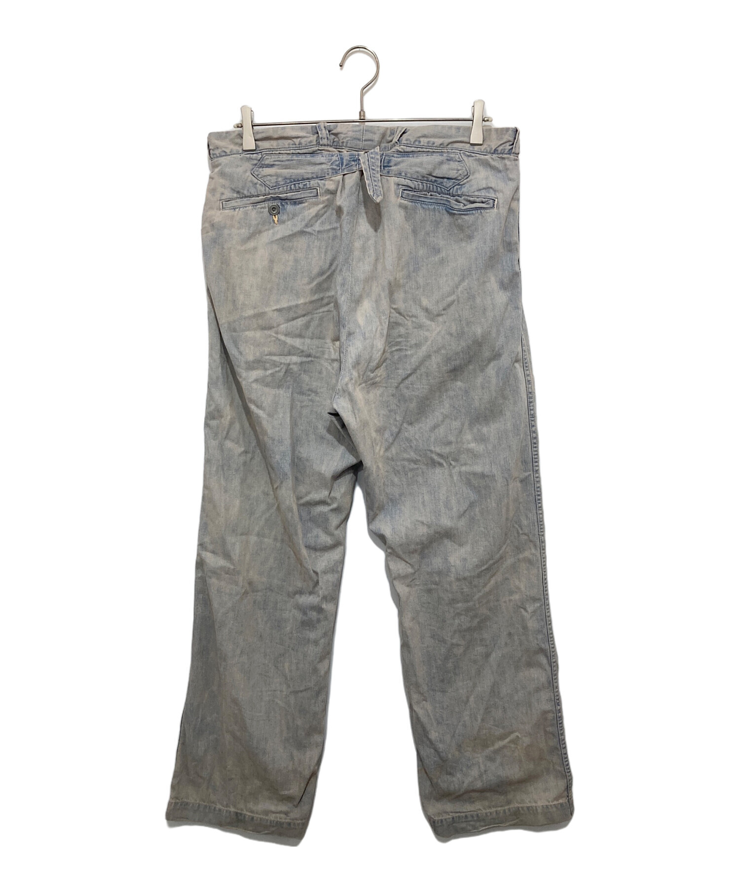 中古・古着通販】A.PRESSE (アプレッセ) ブリーチ ウォッシュド デニム