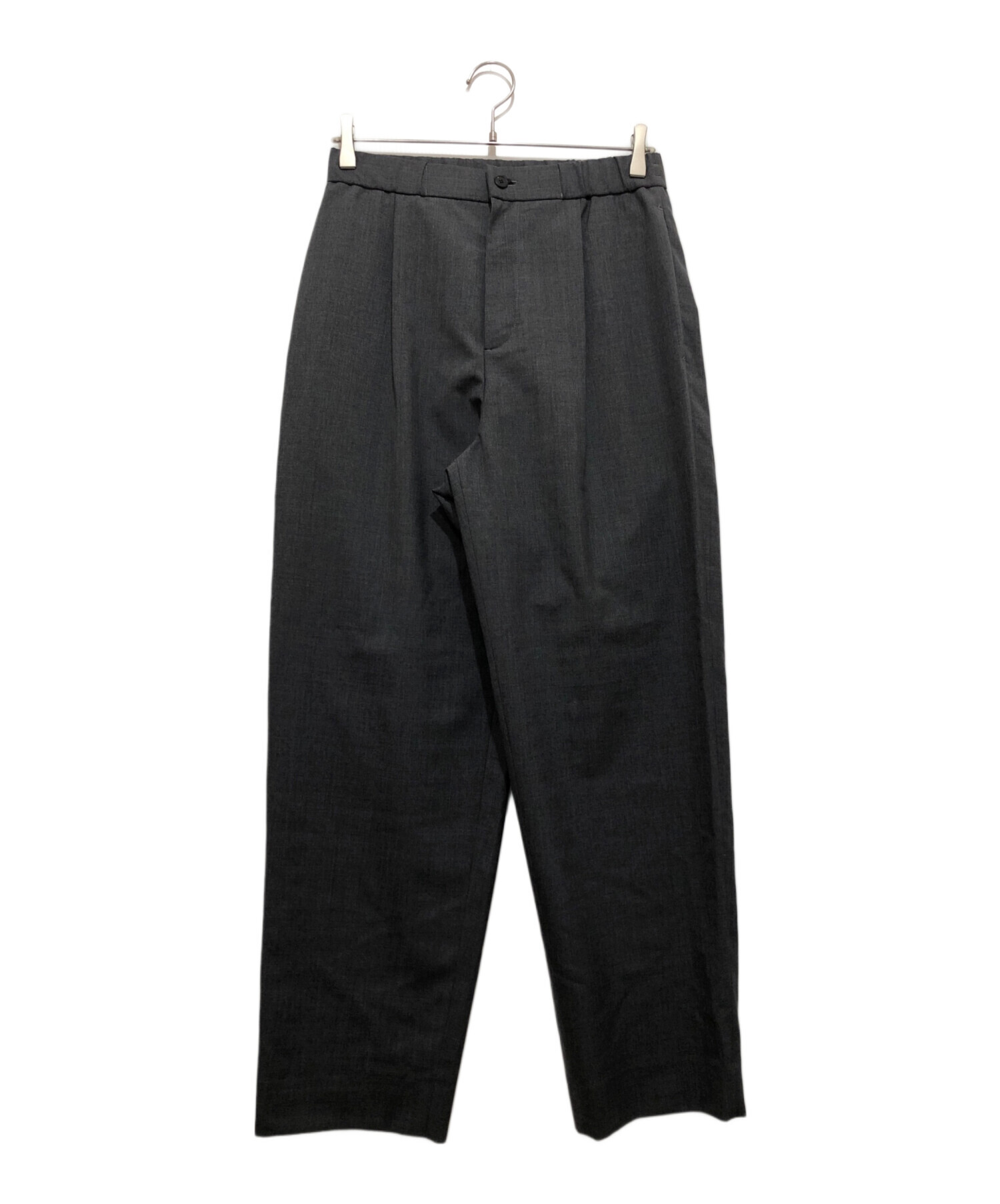中古・古着通販】ATON (エイトン) WOOL TROPICAL TAPERED PANTS