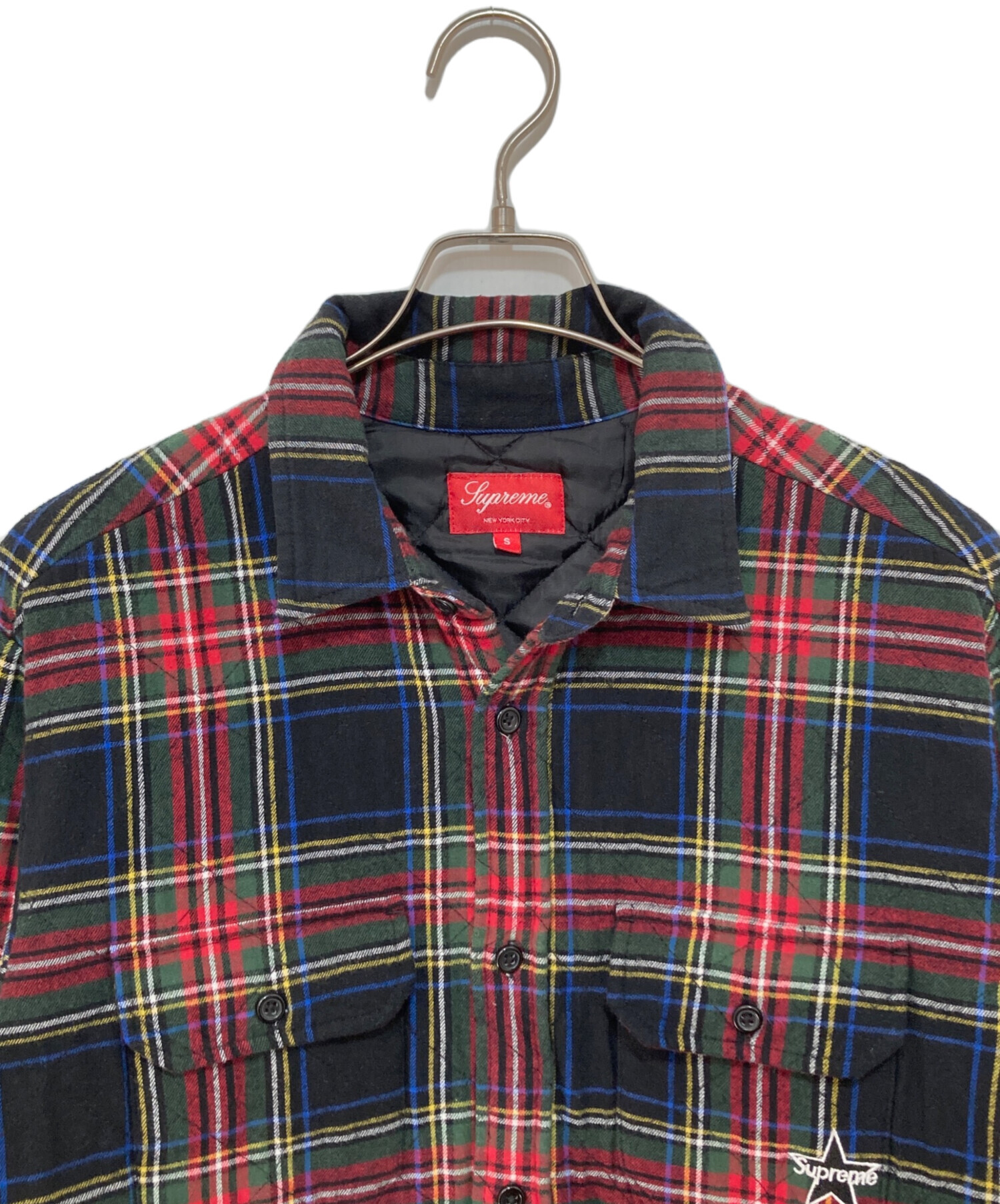 中古・古着通販】SUPREME (シュプリーム) Quilted Plaid Flannel Shirt