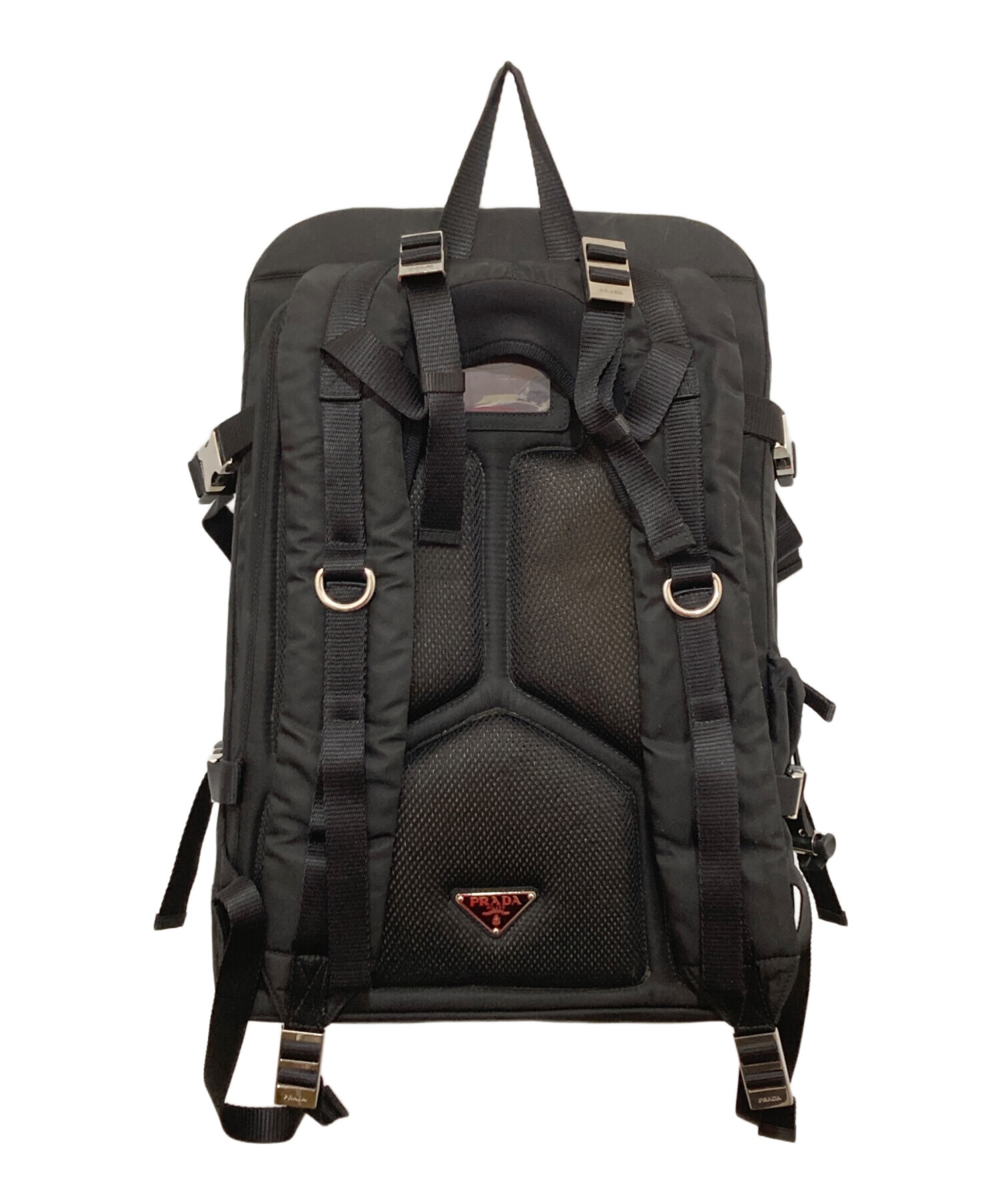 プラダVZ0055 バックパック 中古・古着通販】PRADA (プラダ) VZ0055 バックパック ブラック