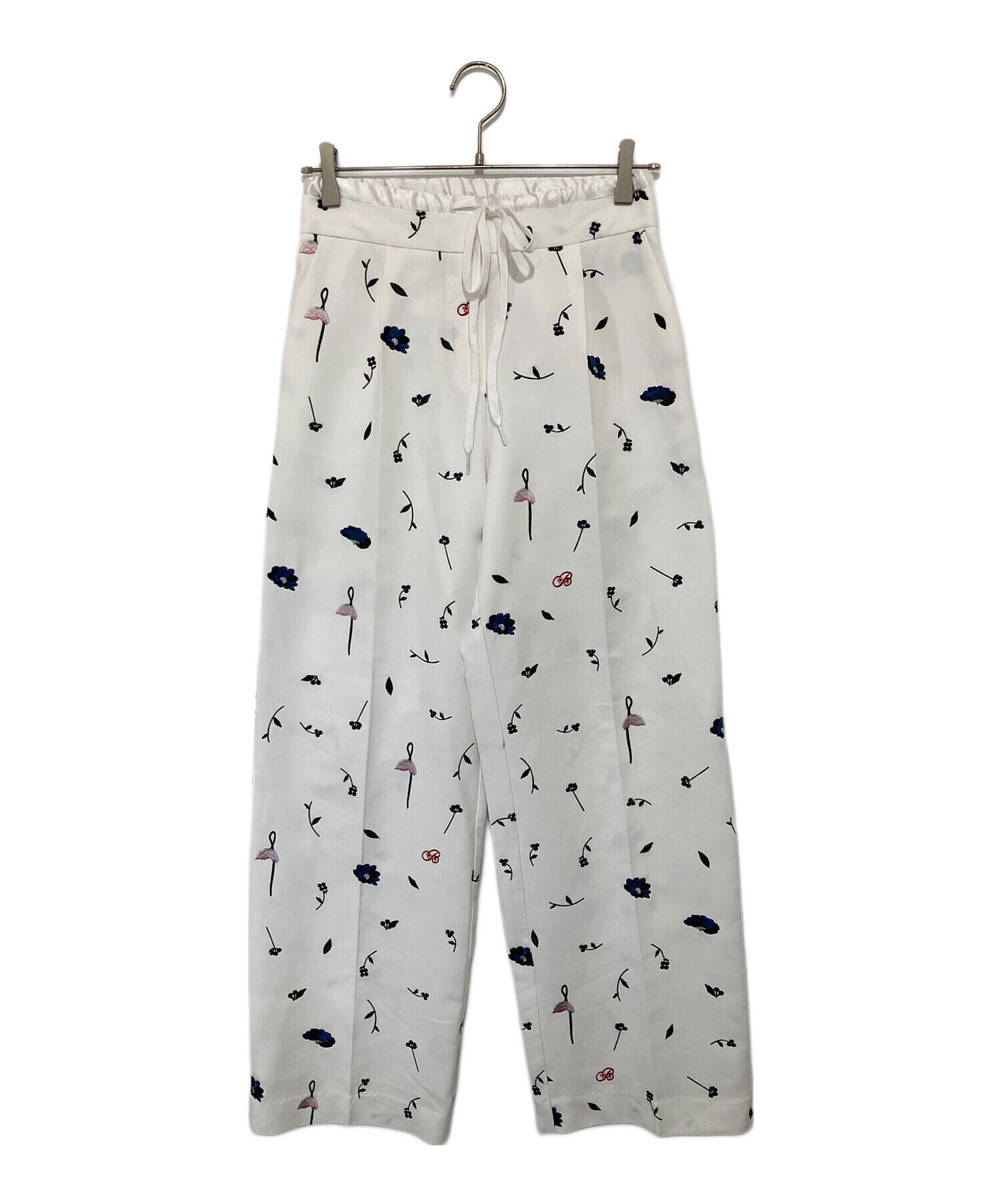 中古・古着通販】Bibiy. (ビビィ) B.BLOOMY SLACKS 刺繍 総柄イージー