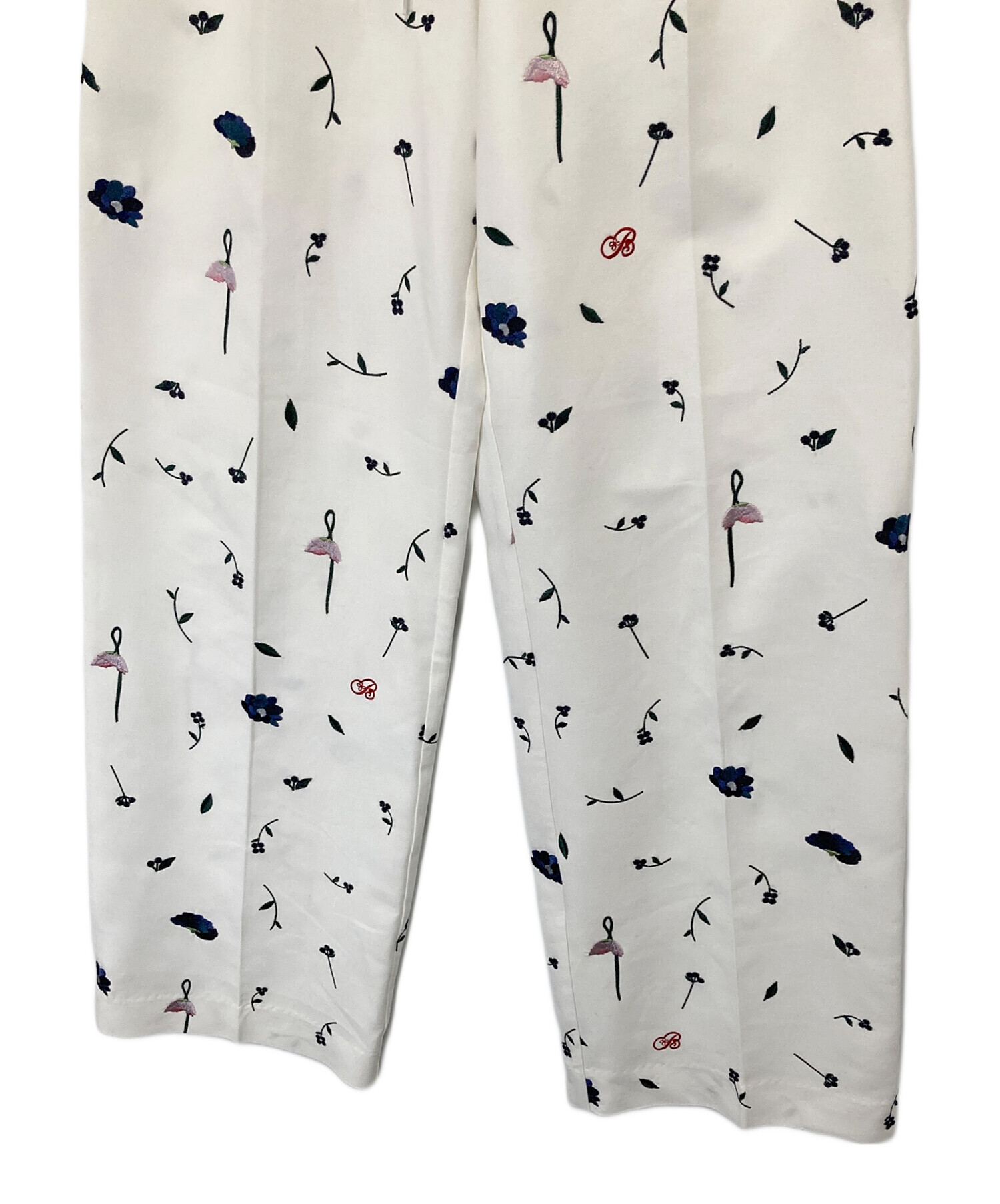 中古・古着通販】Bibiy. (ビビィ) B.BLOOMY SLACKS 刺繍 総柄イージー