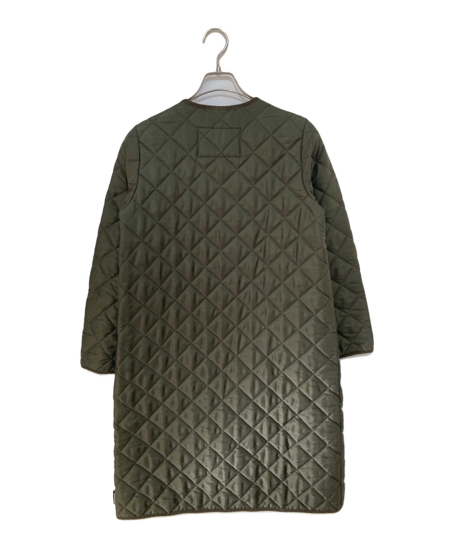 【中古】トラディショナルウェザーウェア 23AW ARKLEY LONG キルティング コート ロング 中綿 36 ブラック 中古・古着通販】Traditional Weatherwear (トラディショナルウェザー