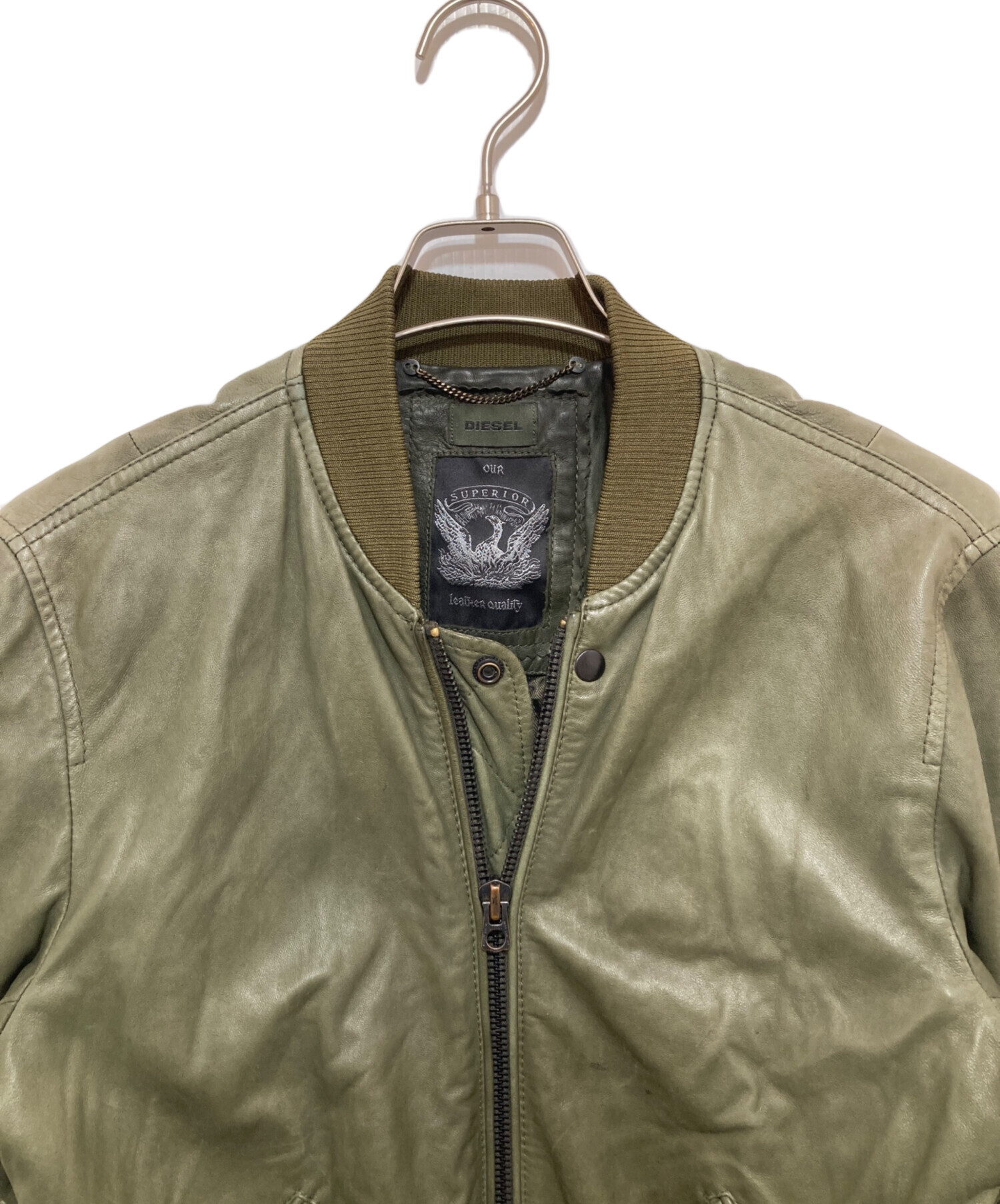 中古・古着通販】DIESEL (ディーゼル) SUPERIOR シープスキン レザー