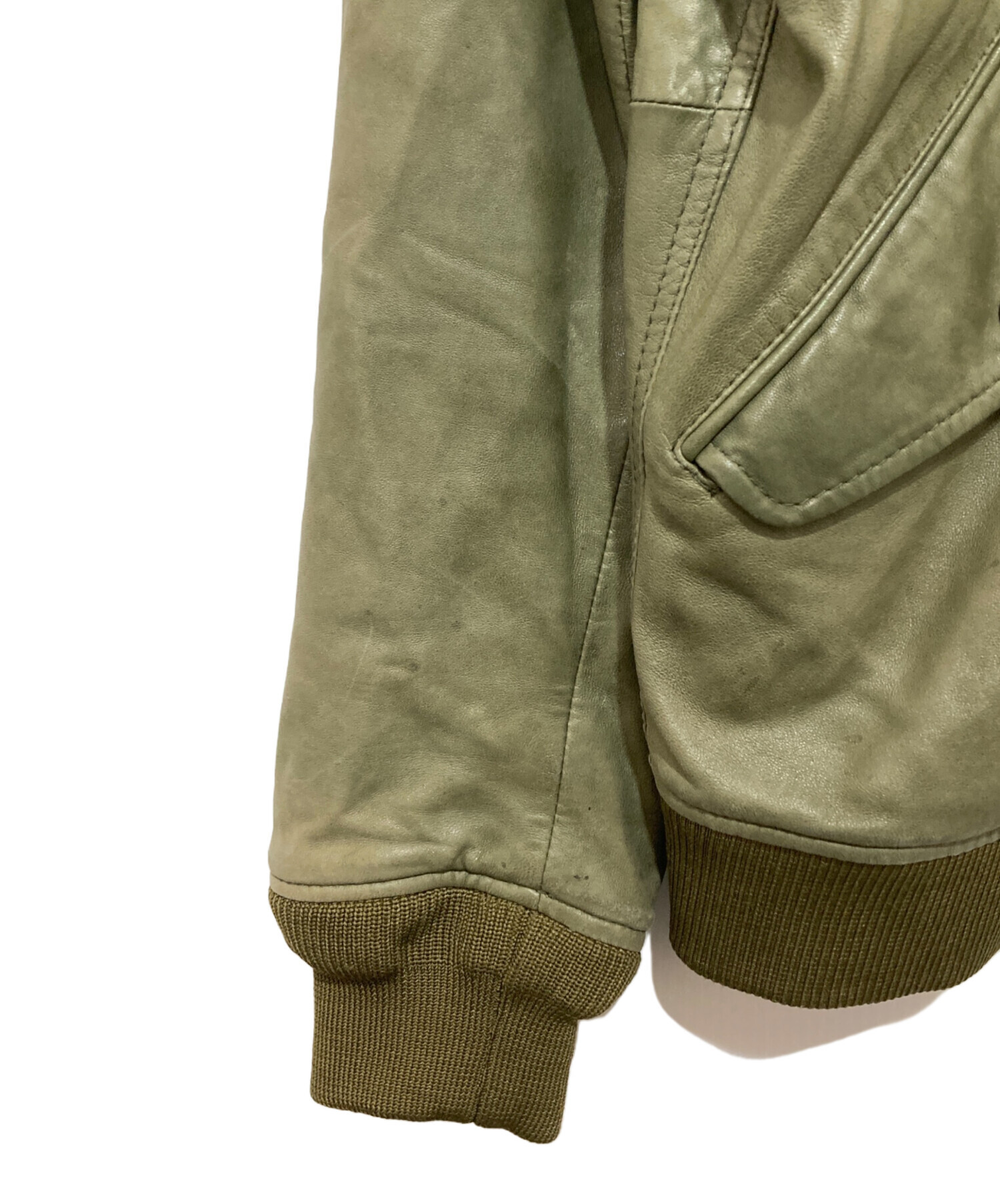 中古・古着通販】DIESEL (ディーゼル) SUPERIOR シープスキン レザー