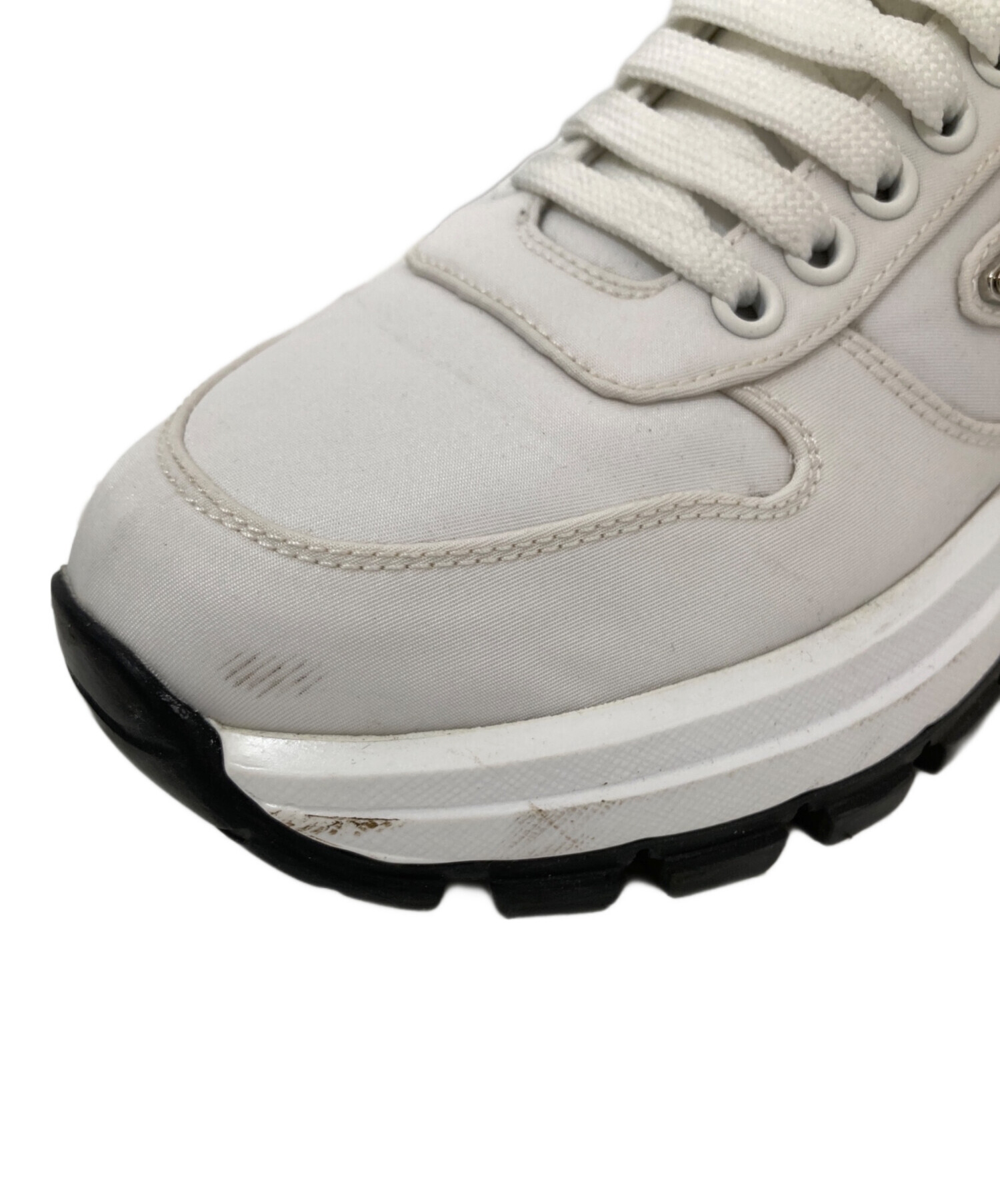 中古・古着通販】PRADA (プラダ) Prax 01 レザー スニーカー 1E804M