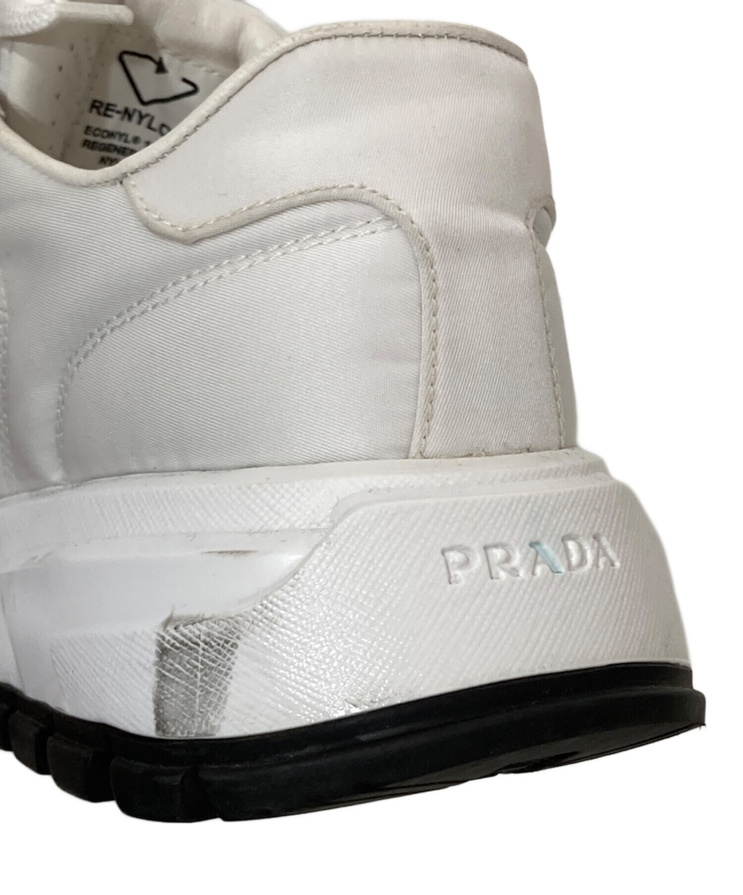 中古・古着通販】PRADA (プラダ) Prax 01 レザー スニーカー 1E804M