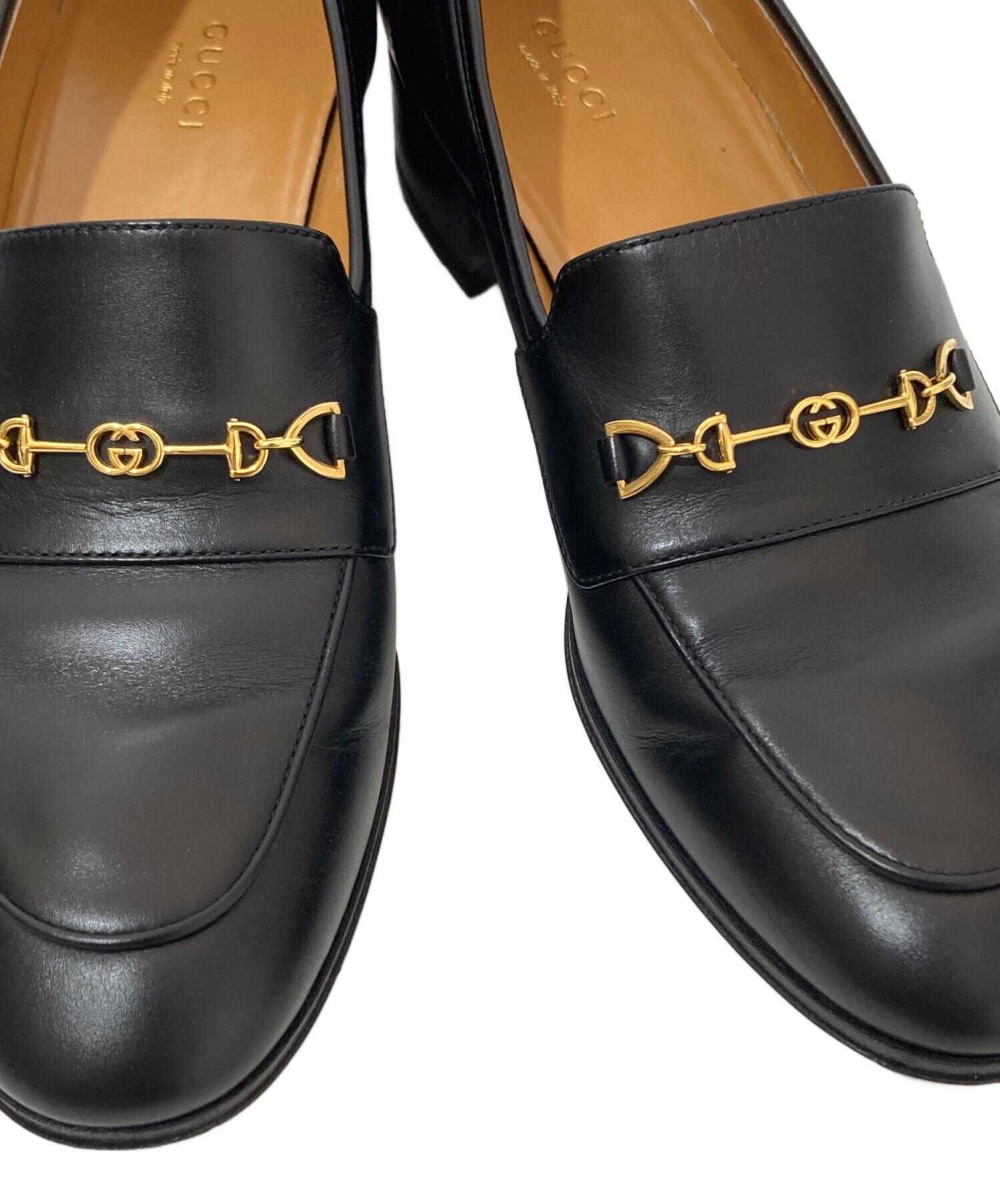 中古・古着通販】GUCCI (グッチ) ホースビットローファー 658268