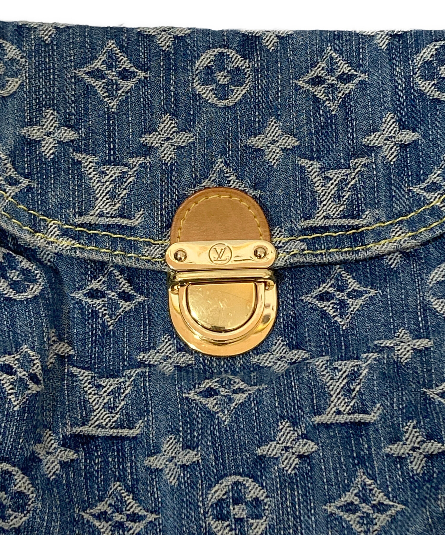 ◆LOUIS VUITTON /ルイヴィトン　プリーティ デニム M95020 中古・古着通販】LOUIS VUITTON (ルイ ヴィトン) モノグラム デニム