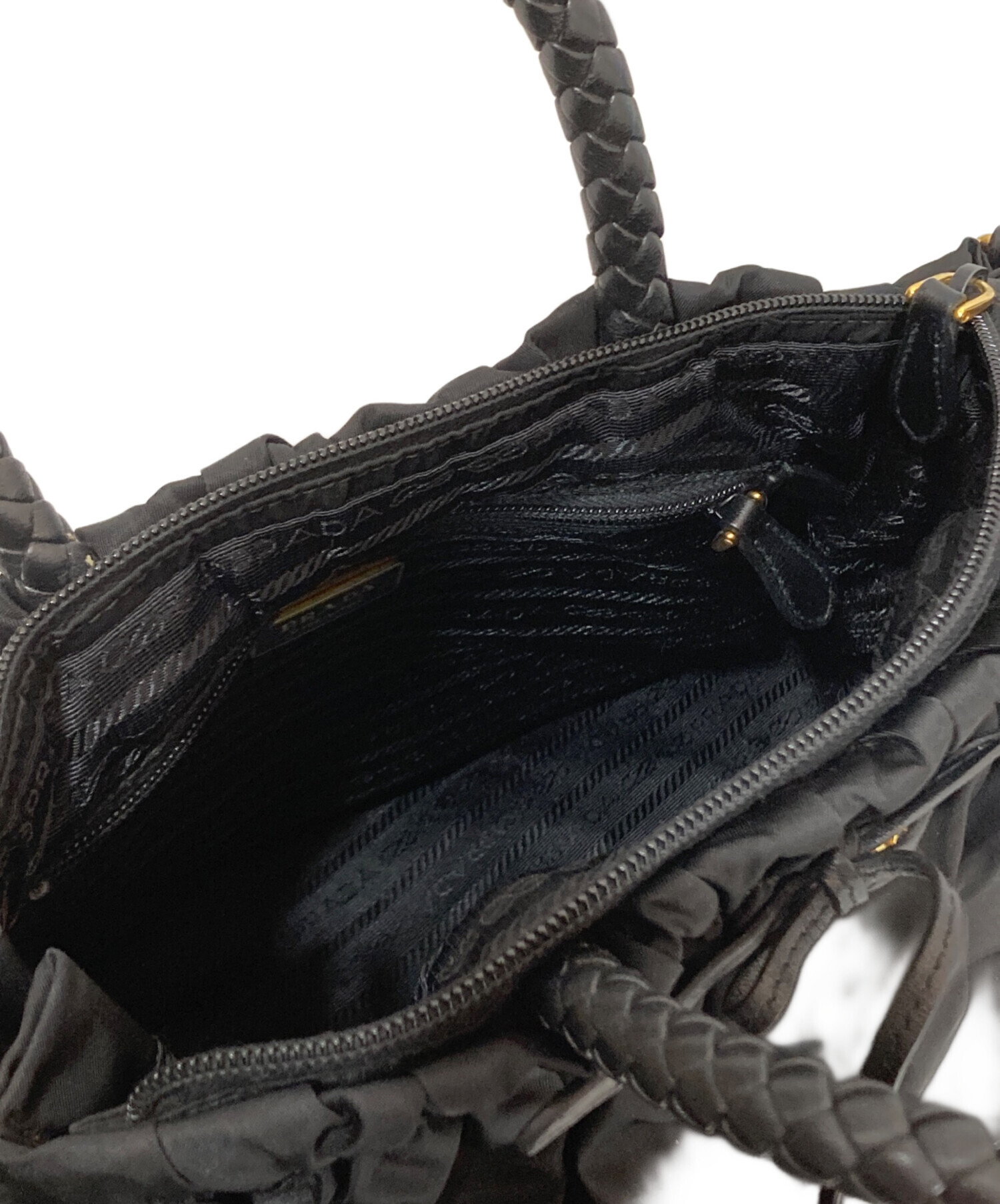 中古・古着通販】PRADA (プラダ) TESSUTO BOW / 2WAYショルダーバッグ 