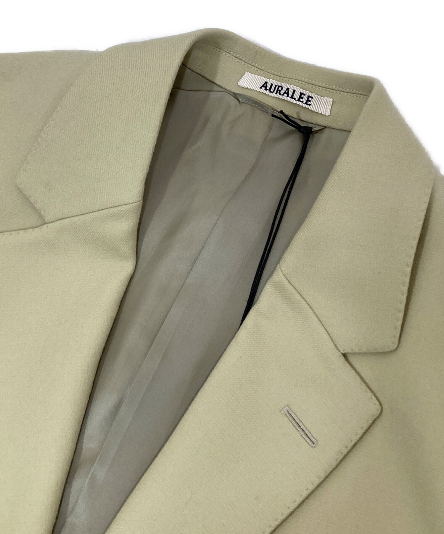 AURALEE オーラリー LIGHT MELTON JACKET サイズ4 中古・古着通販】AURALEE (オーラリー) LIGHT MELTON JACKET ライト