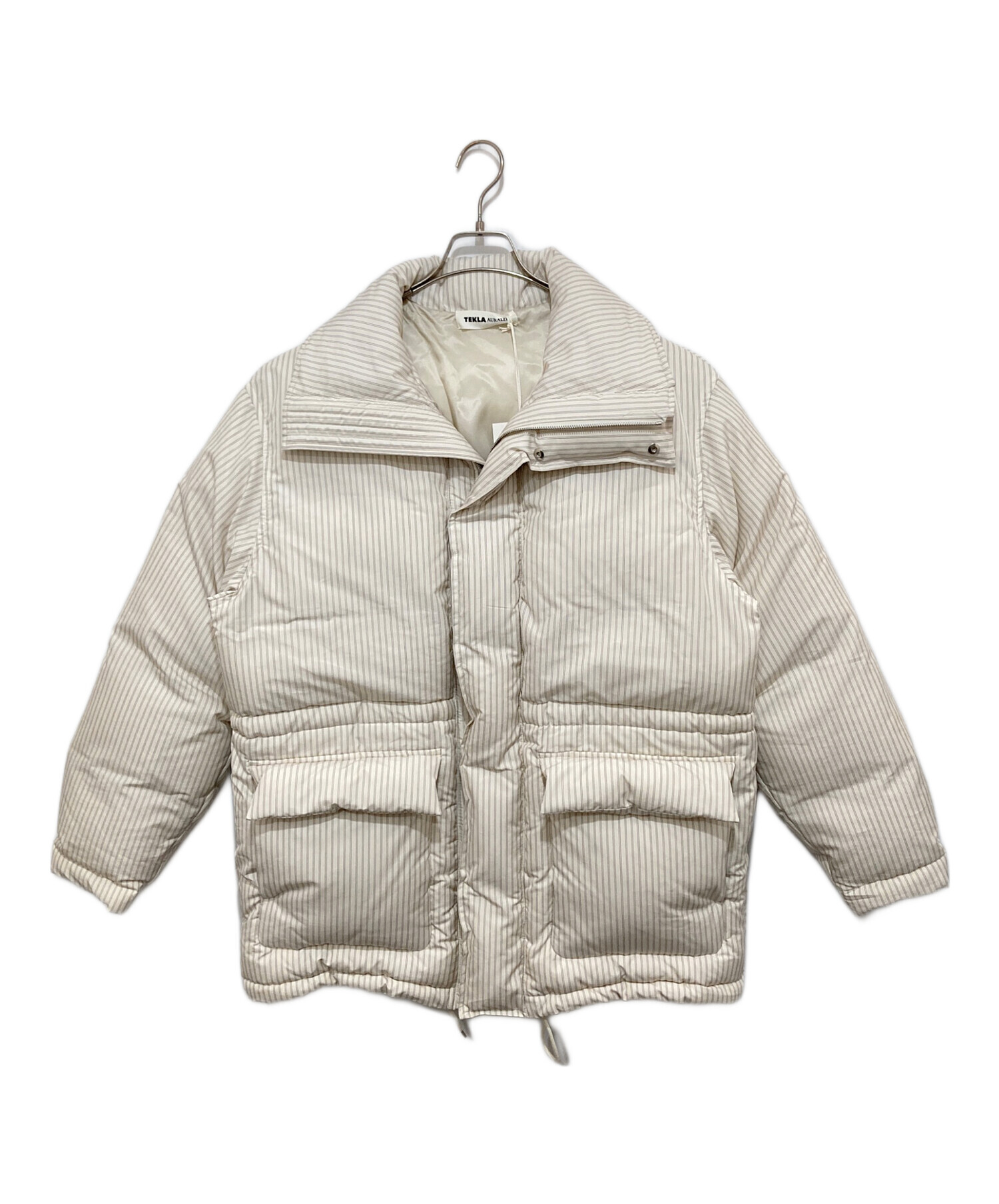 新品同様AURALEE×TEKLA コート オーラリー 保存カバー付きテクラ オーラリー×テクラ、“温泉文化”着想ストライプ柄ダウンジャケットや