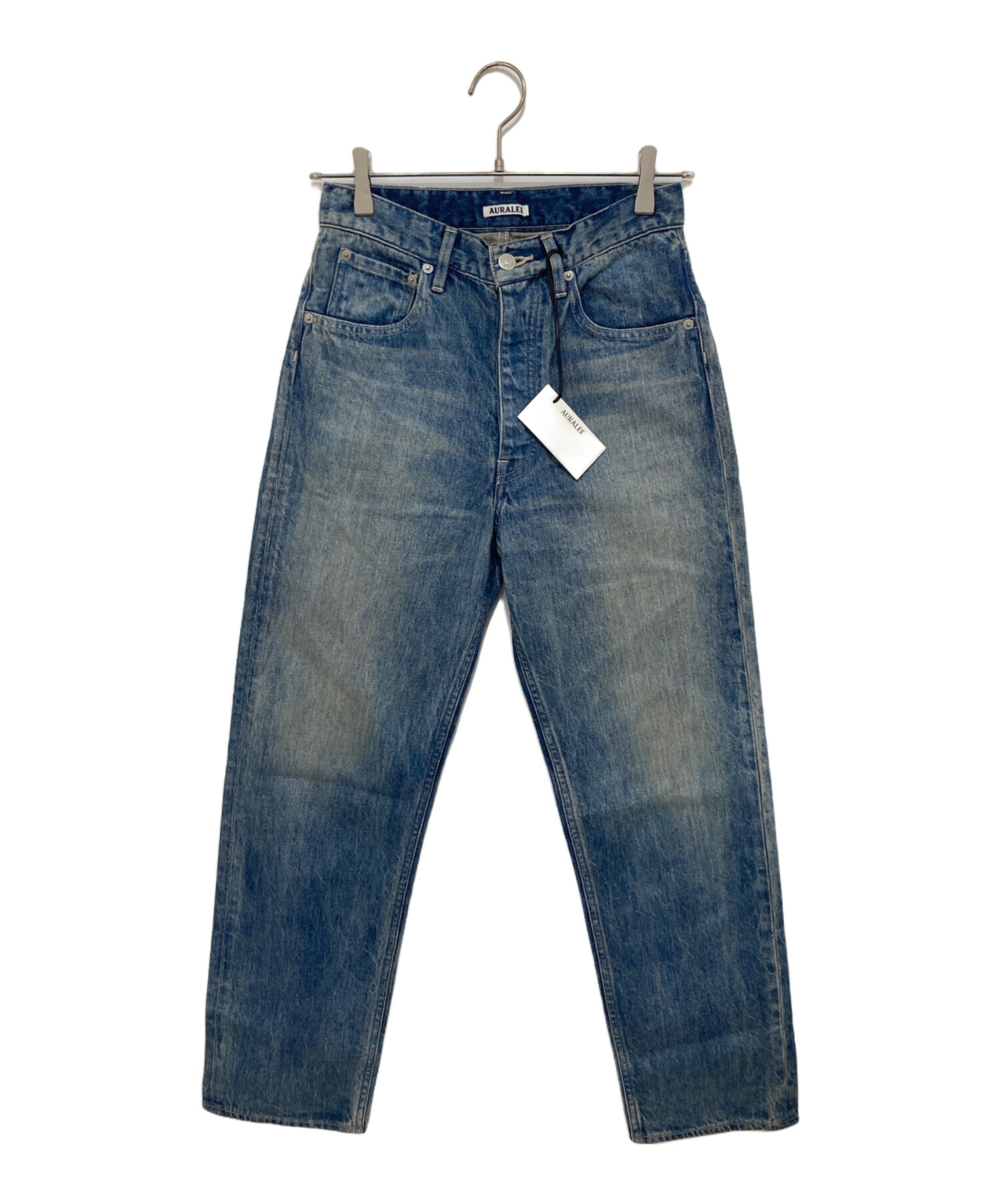 パンツ SELVEDGE FADED LIGHT DENIM NARROW PANTS 中古・古着通販】AURALEE (オーラリー) SELVEDGE FADED LIGHT DENIM