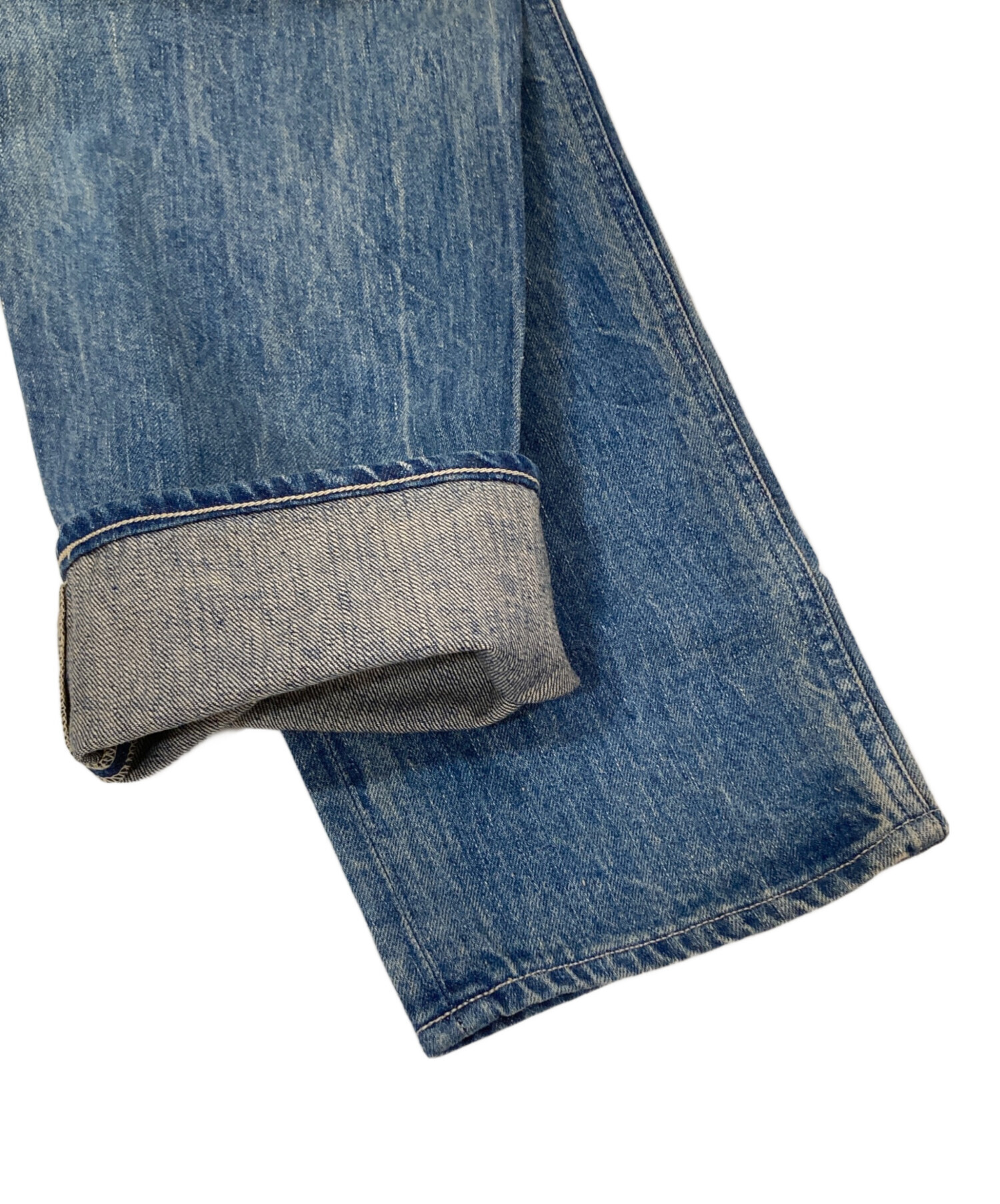 パンツ SELVEDGE FADED LIGHT DENIM NARROW PANTS 中古・古着通販】AURALEE (オーラリー) SELVEDGE FADED LIGHT DENIM
