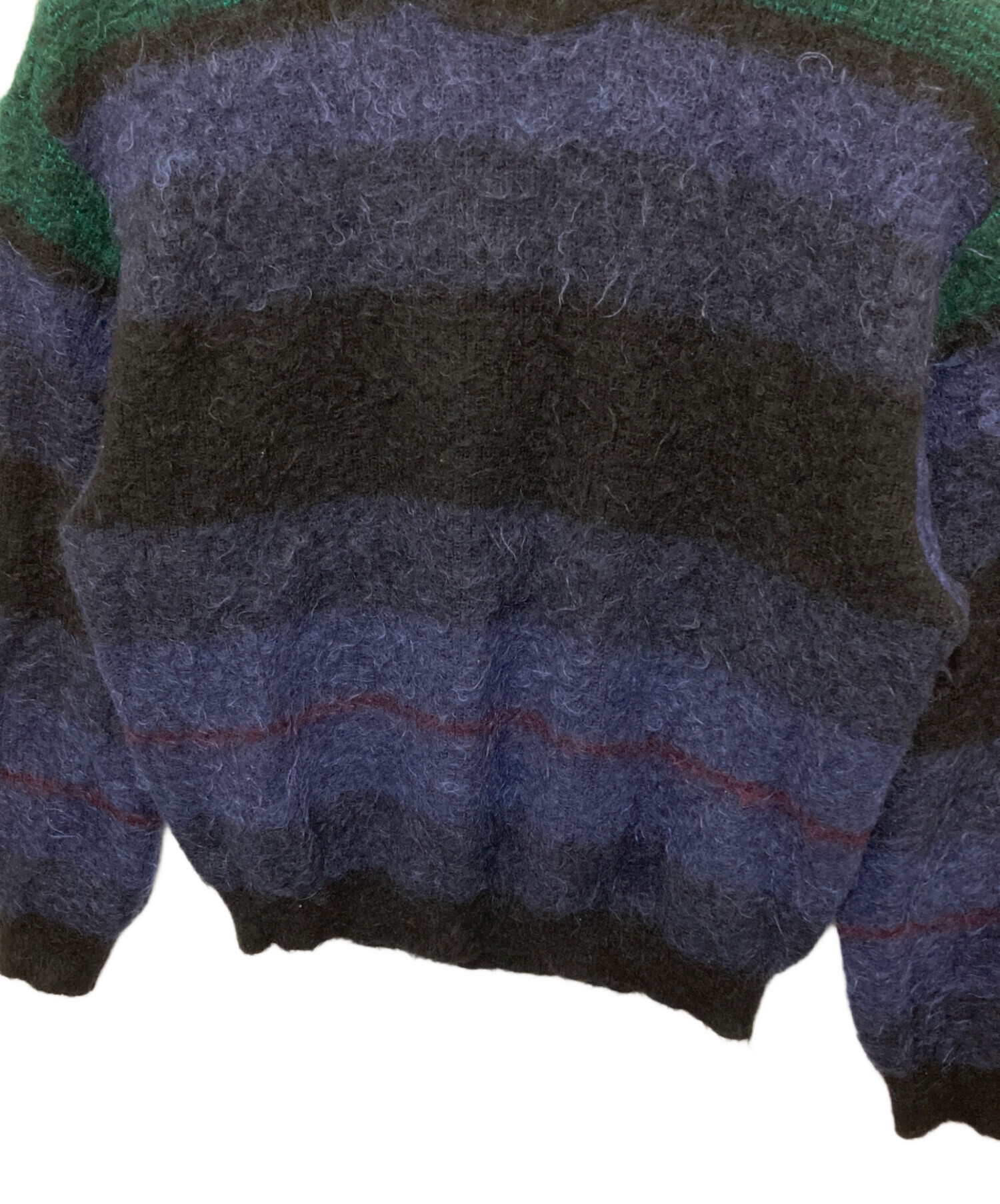 中古・古着通販】YOKE (ヨーク) MOHAIR BORDER CREWNECK SWEATER