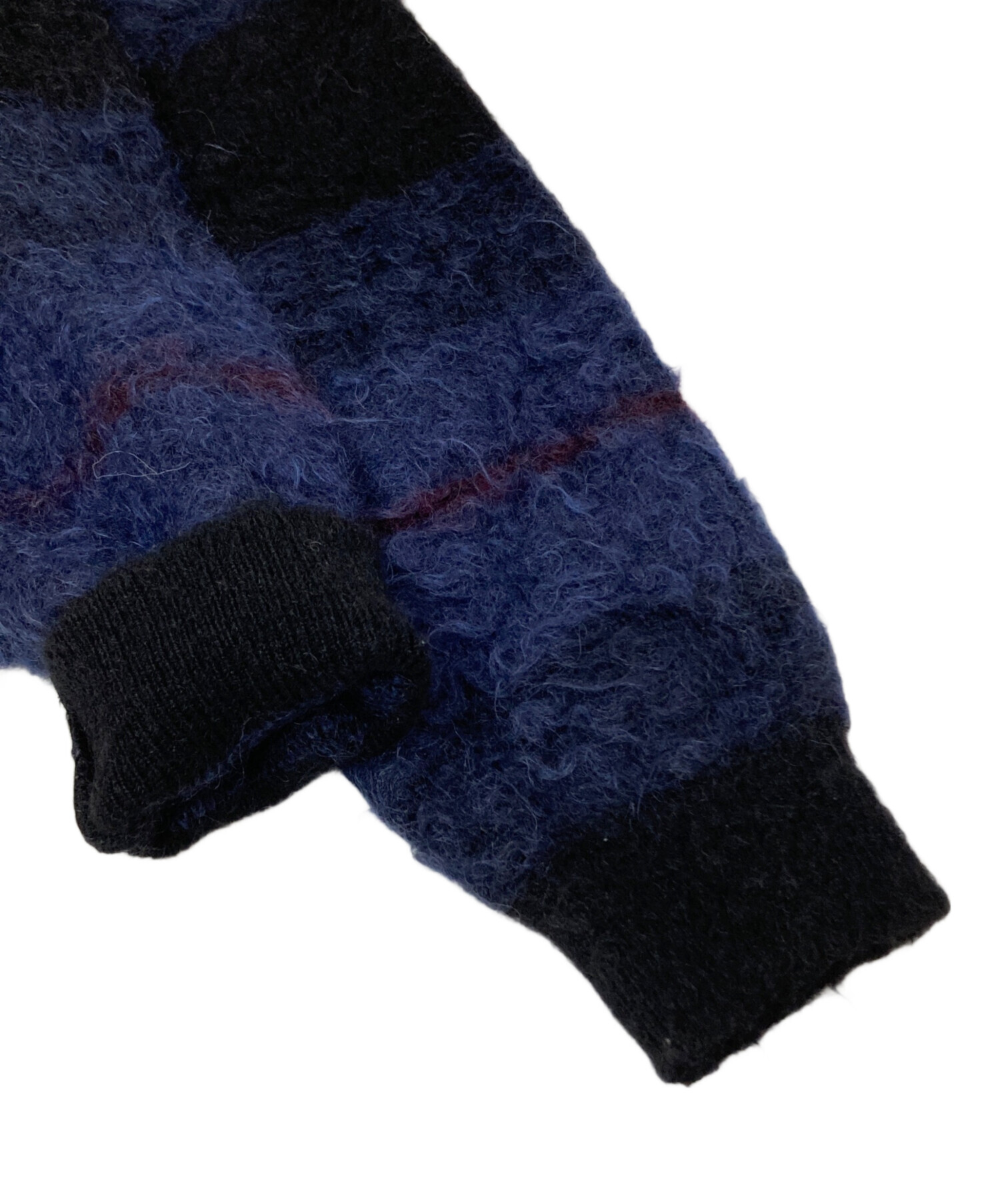 中古・古着通販】YOKE (ヨーク) MOHAIR BORDER CREWNECK SWEATER