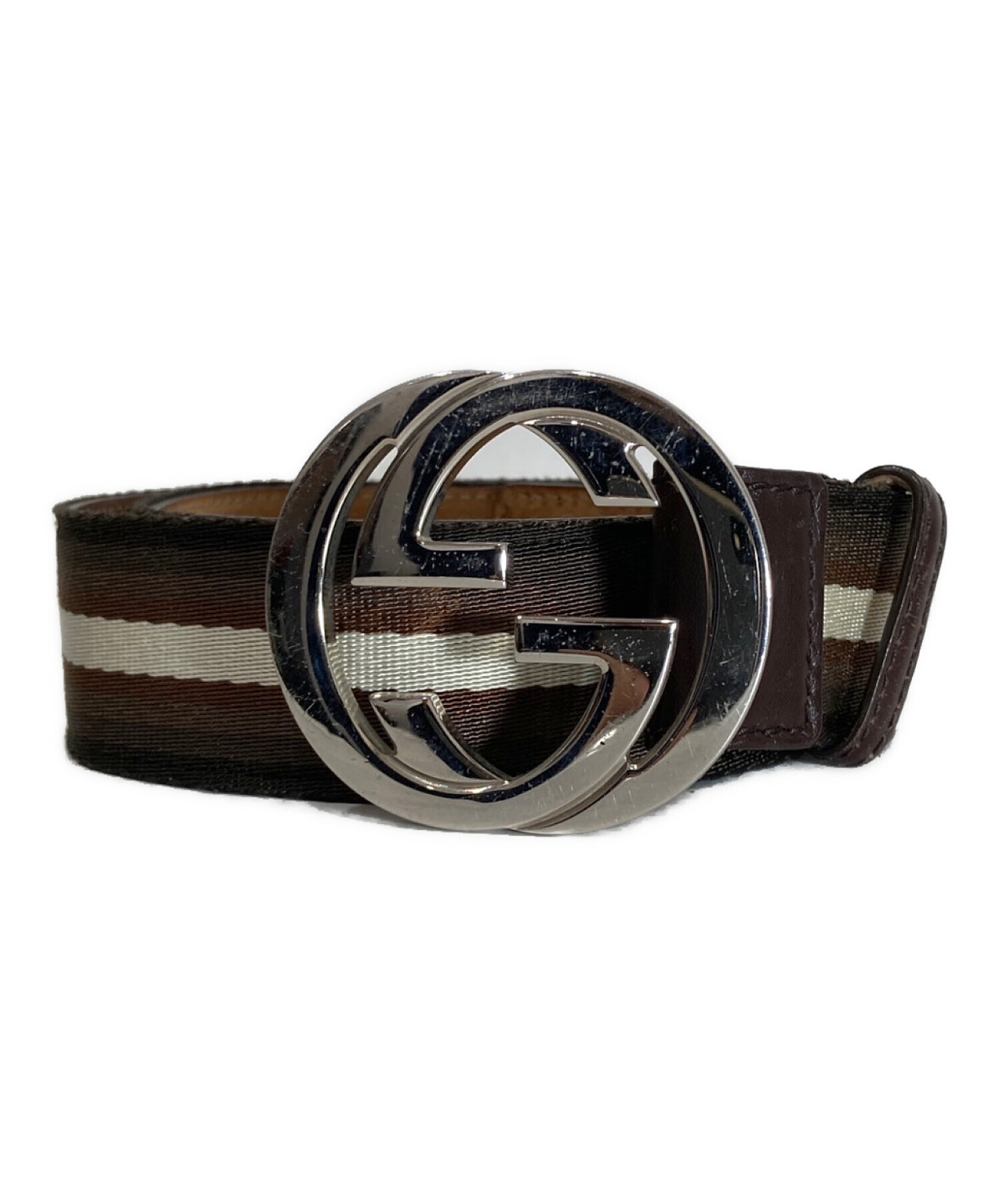 中古・古着通販】GUCCI (グッチ) インターロッキングGベルト 114984