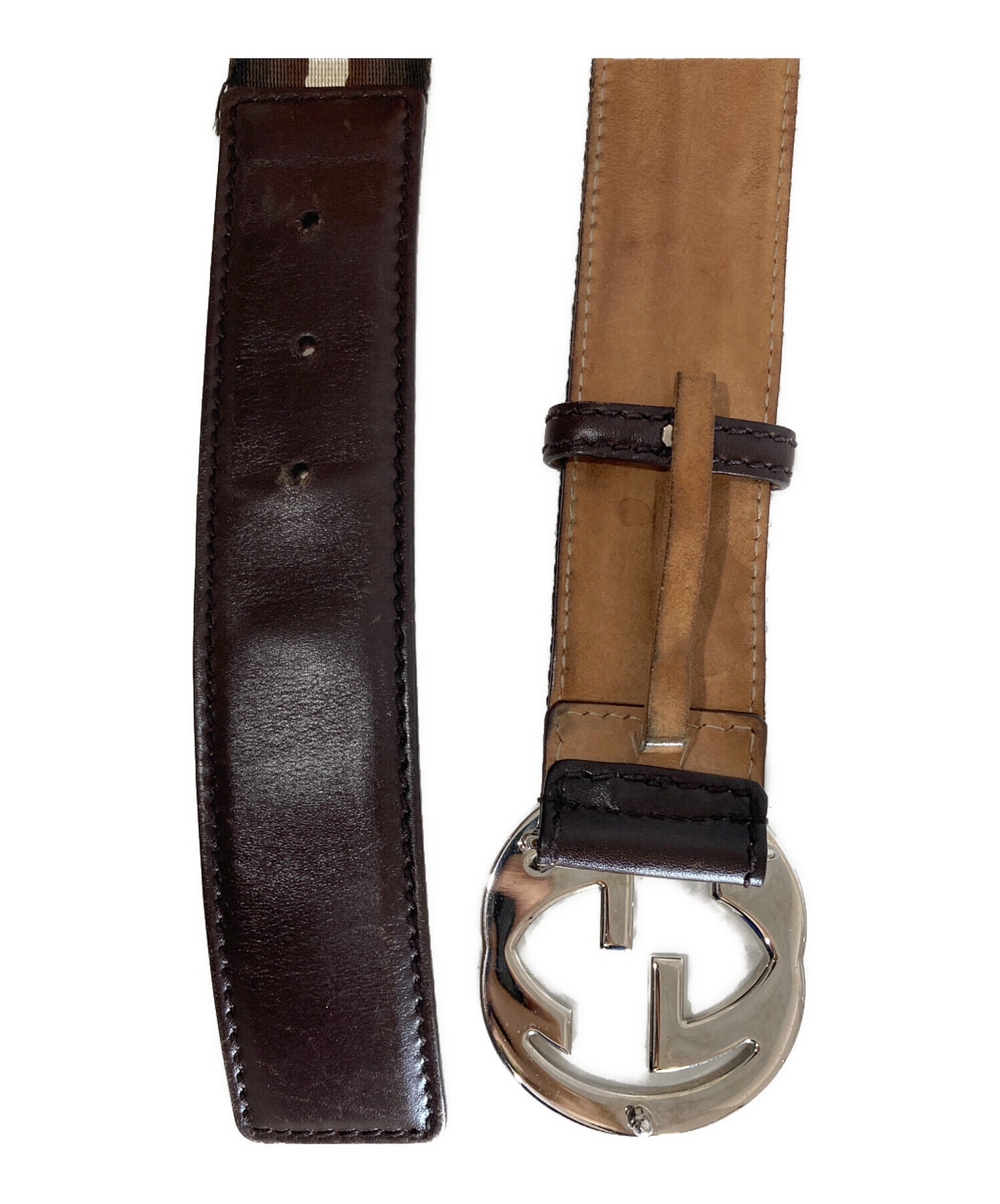 たま様用です°・*:.。.☆ 中古・古着通販】GUCCI (グッチ) インターロッキングGベルト 114984