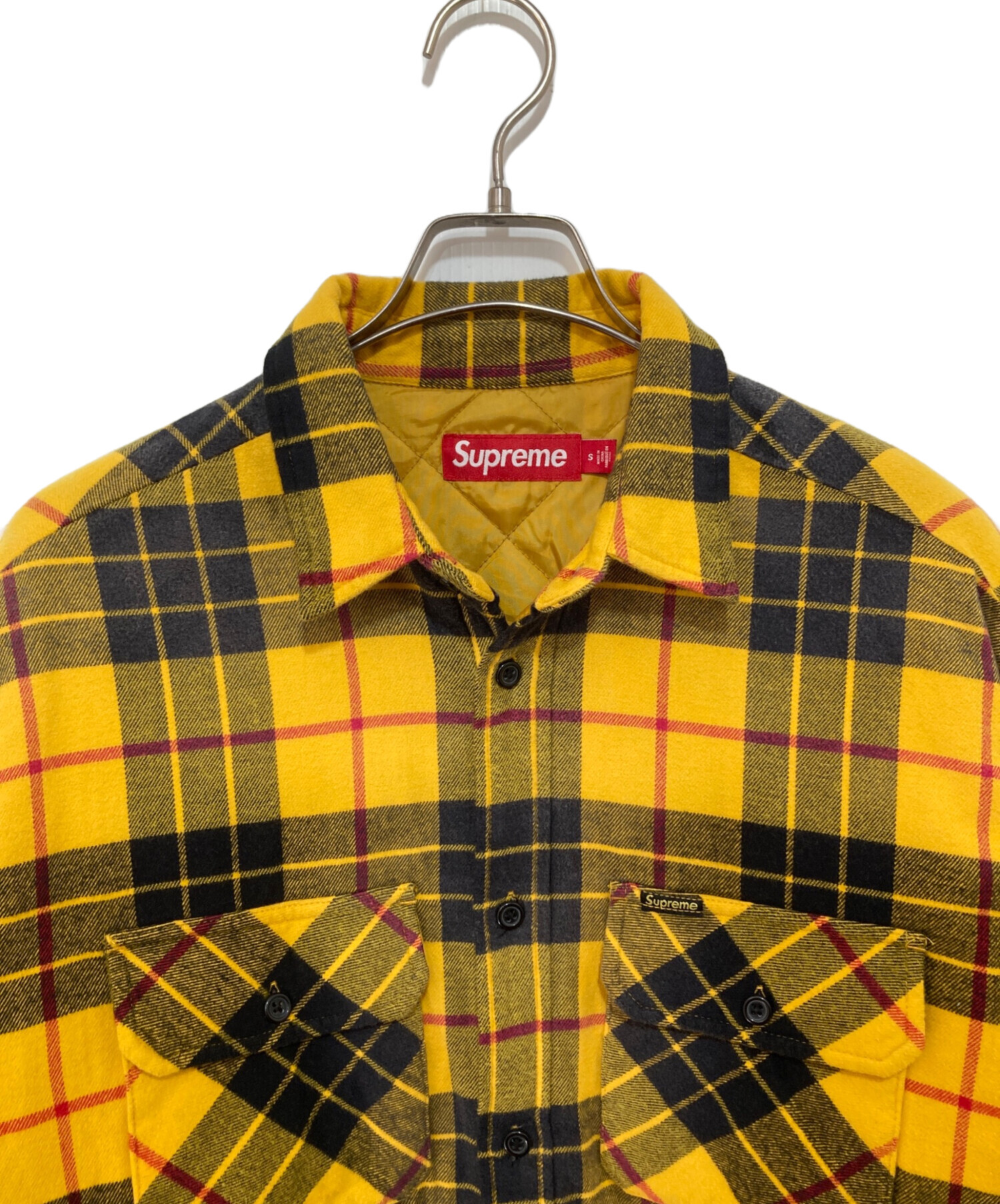 Supreme チェック柄 ジャケット 中古・古着通販】SUPREME (シュプリーム) シャツジャケット チェック柄