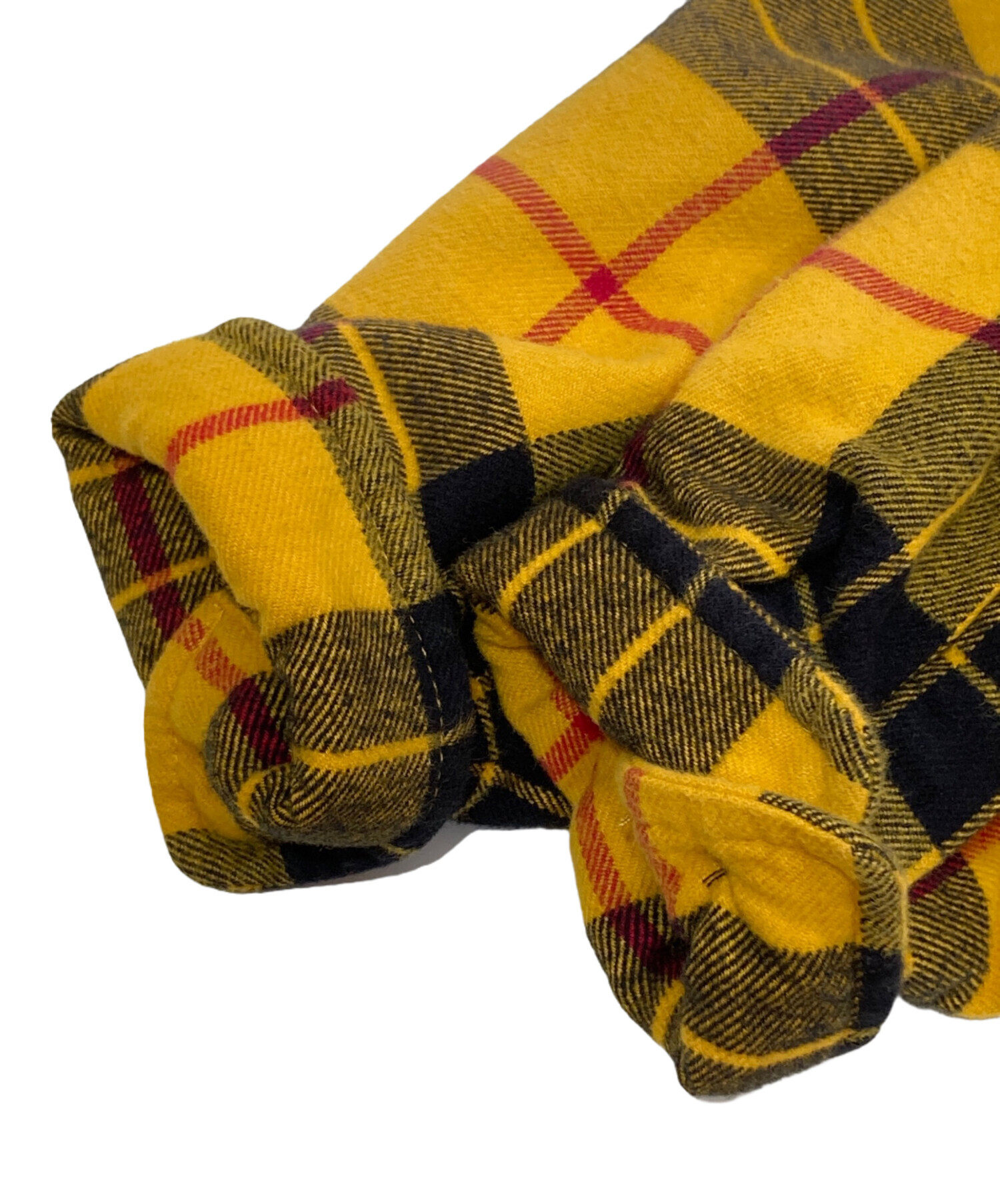 Supreme 17AW チェックシャツ Lサイズ　イエロー Supreme 17AW チェックシャツ Lサイズ イエロー 未着用 シュプリーム