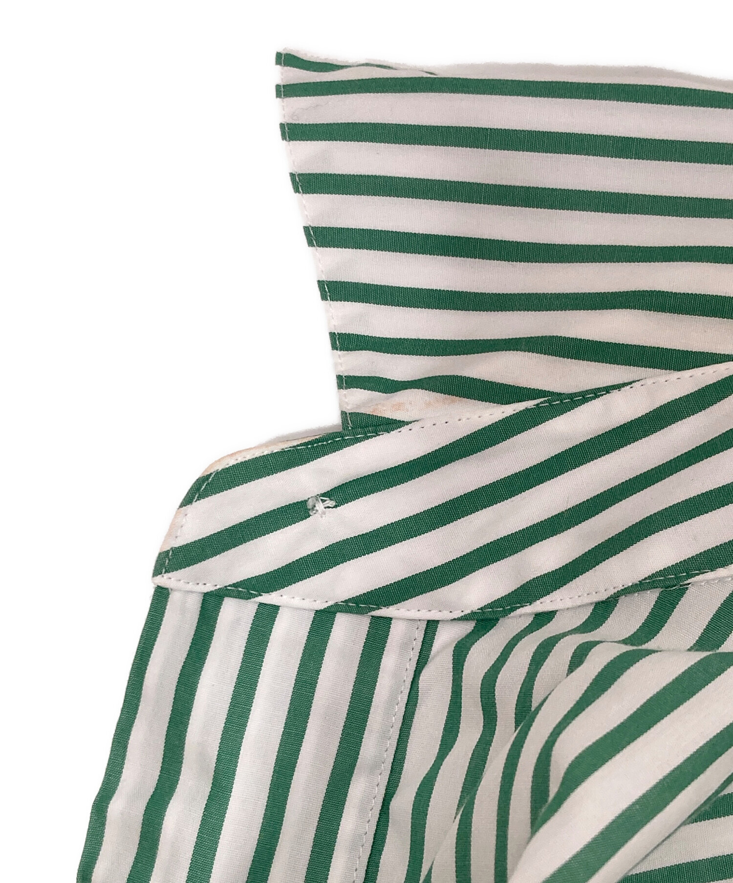 マディソンブルー OVERSIZED SPLIT TUCK OP STRIPE OVERSIZED SPLIT