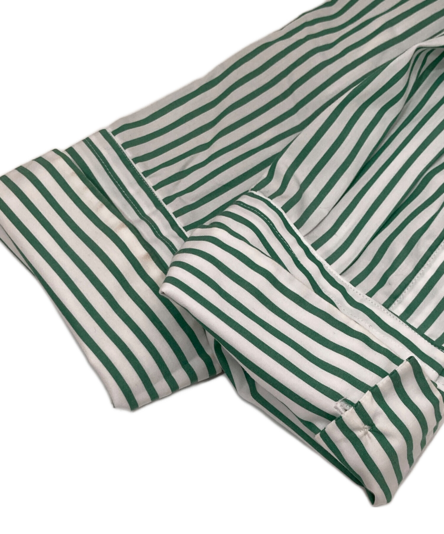 マディソンブルー OVERSIZED SPLIT TUCK OP STRIPE OVERSIZED SPLIT
