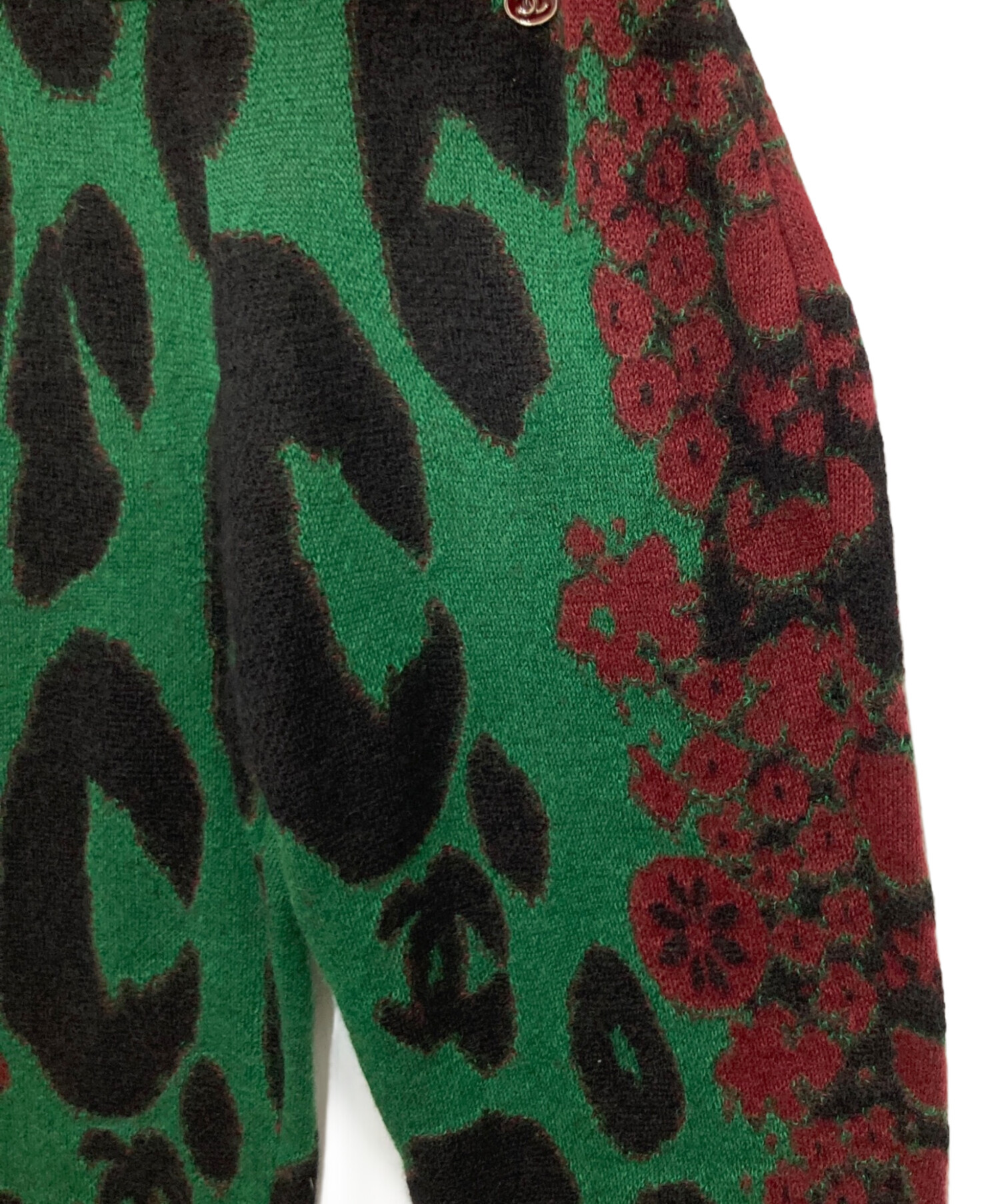 中古・古着通販】CHANEL (シャネル) 総柄ニットパンツ 23AW