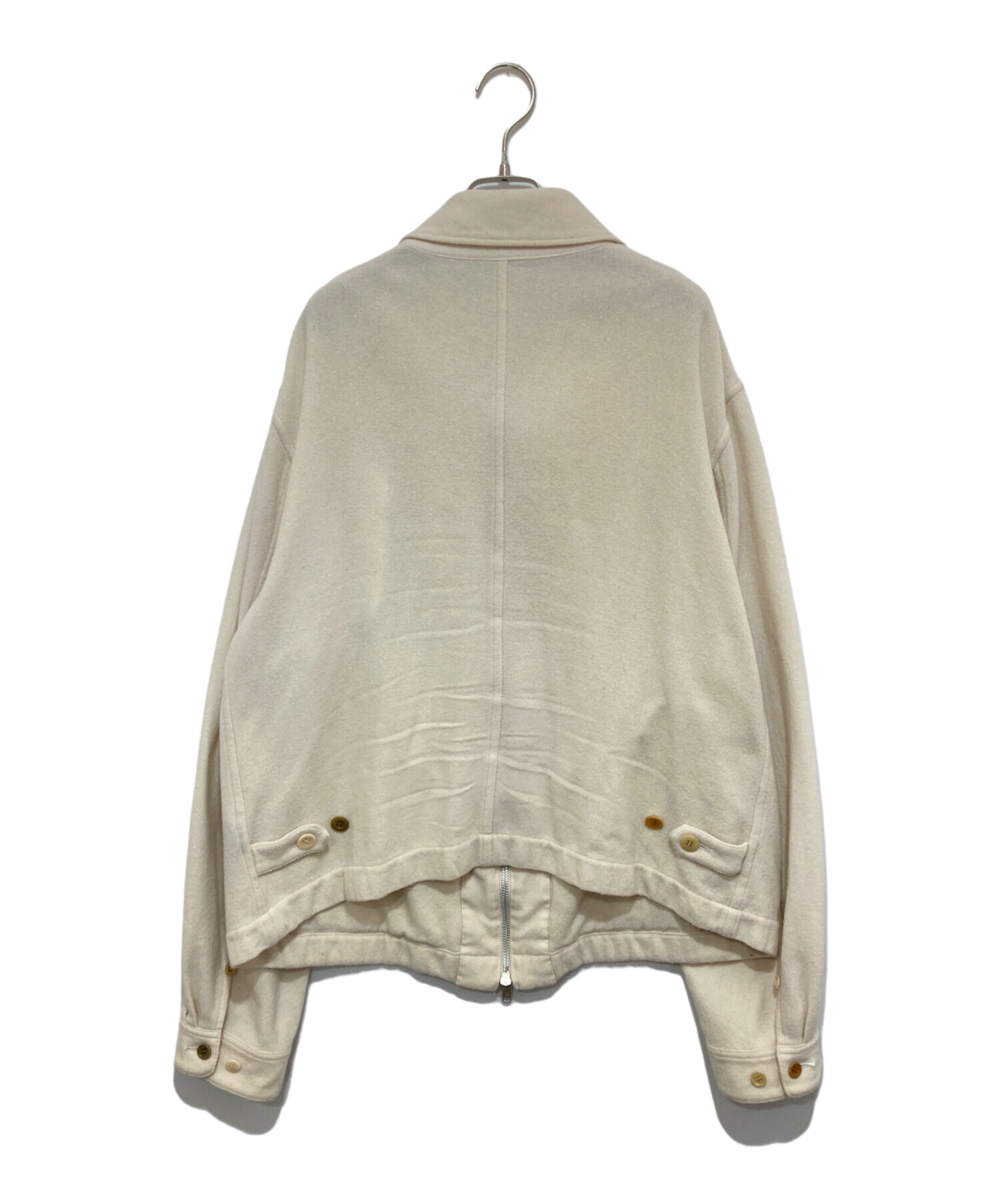 UNDERCOVER 20AW 縮絨ブルゾン アイボリー 中古・古着通販】UNDERCOVER (アンダーカバー) 縮絨Wブルゾン 20AW