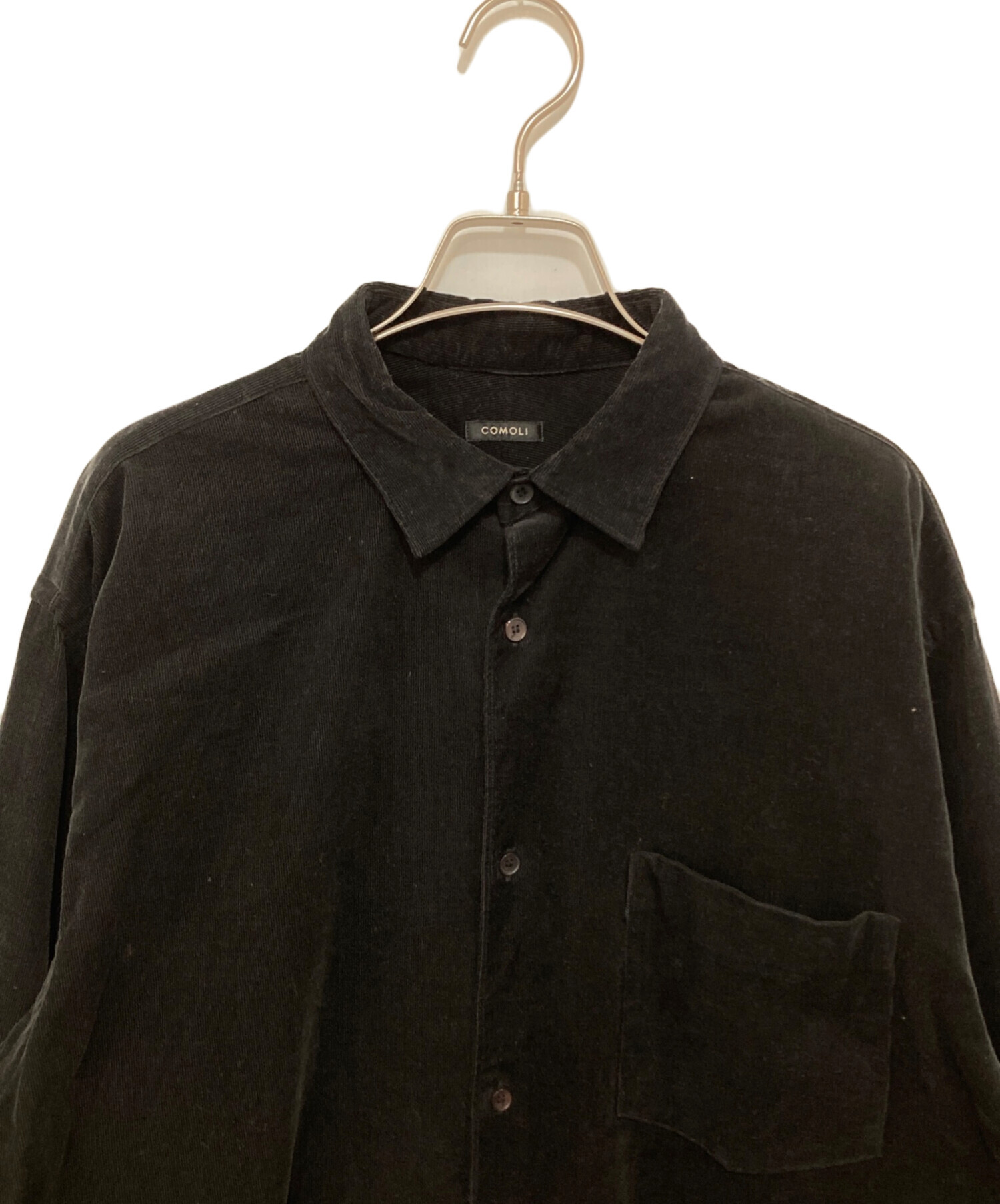 中古・古着通販】COMOLI (コモリ) カシミヤ混コーデュロイコモリシャツ 