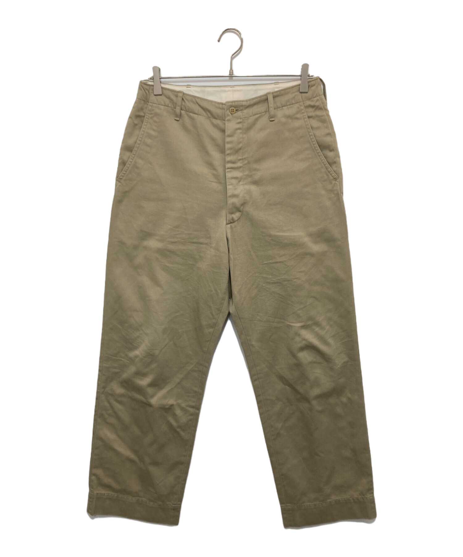 中古・古着通販】COMOLI (コモリ) 25SS KHAKI チノパンツ B01-03021