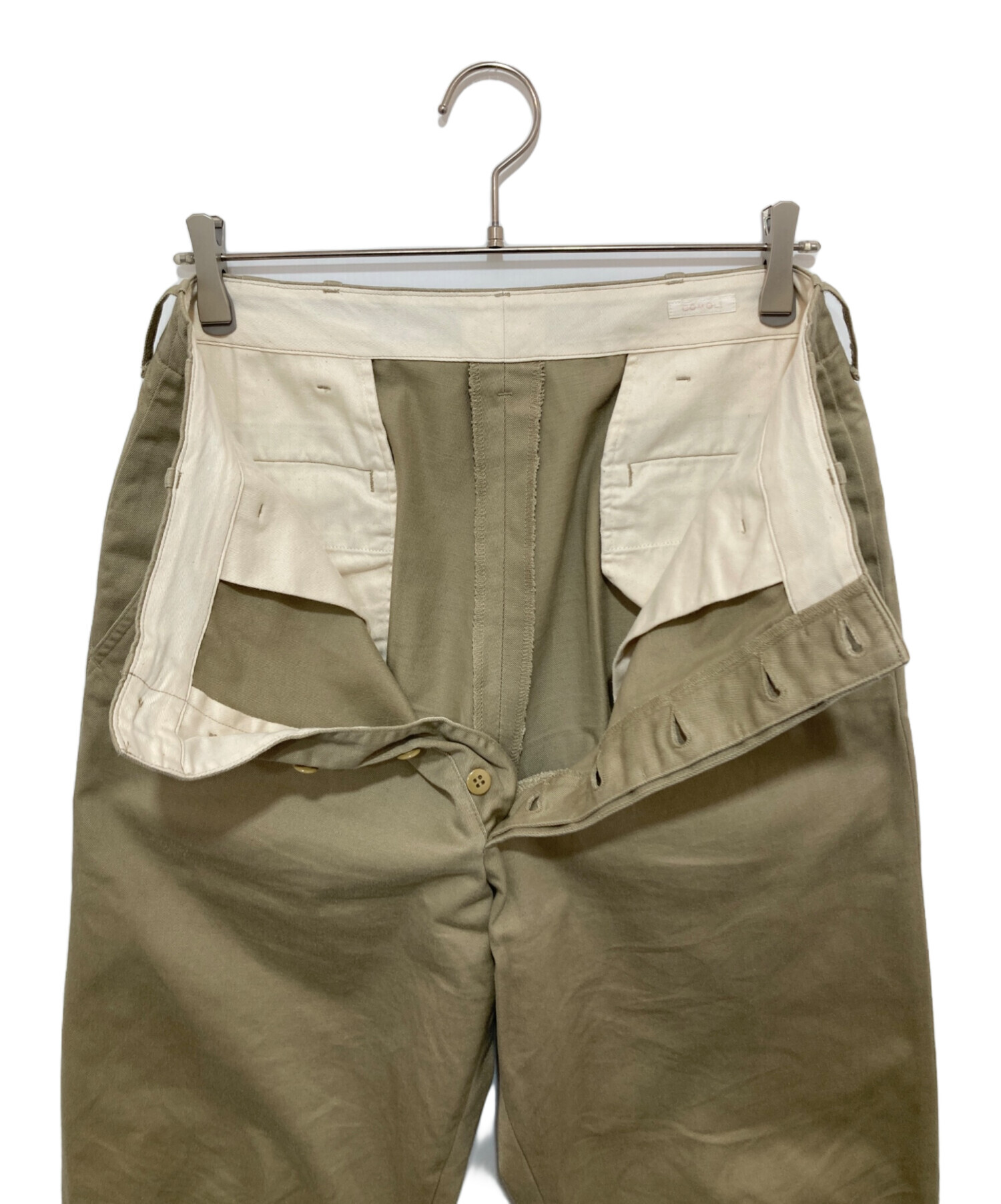 中古・古着通販】COMOLI (コモリ) 25SS KHAKI チノパンツ B01-03021