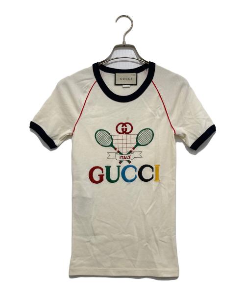 中古・古着通販】GUCCI (グッチ) テニス コットンジャージーTシャツ