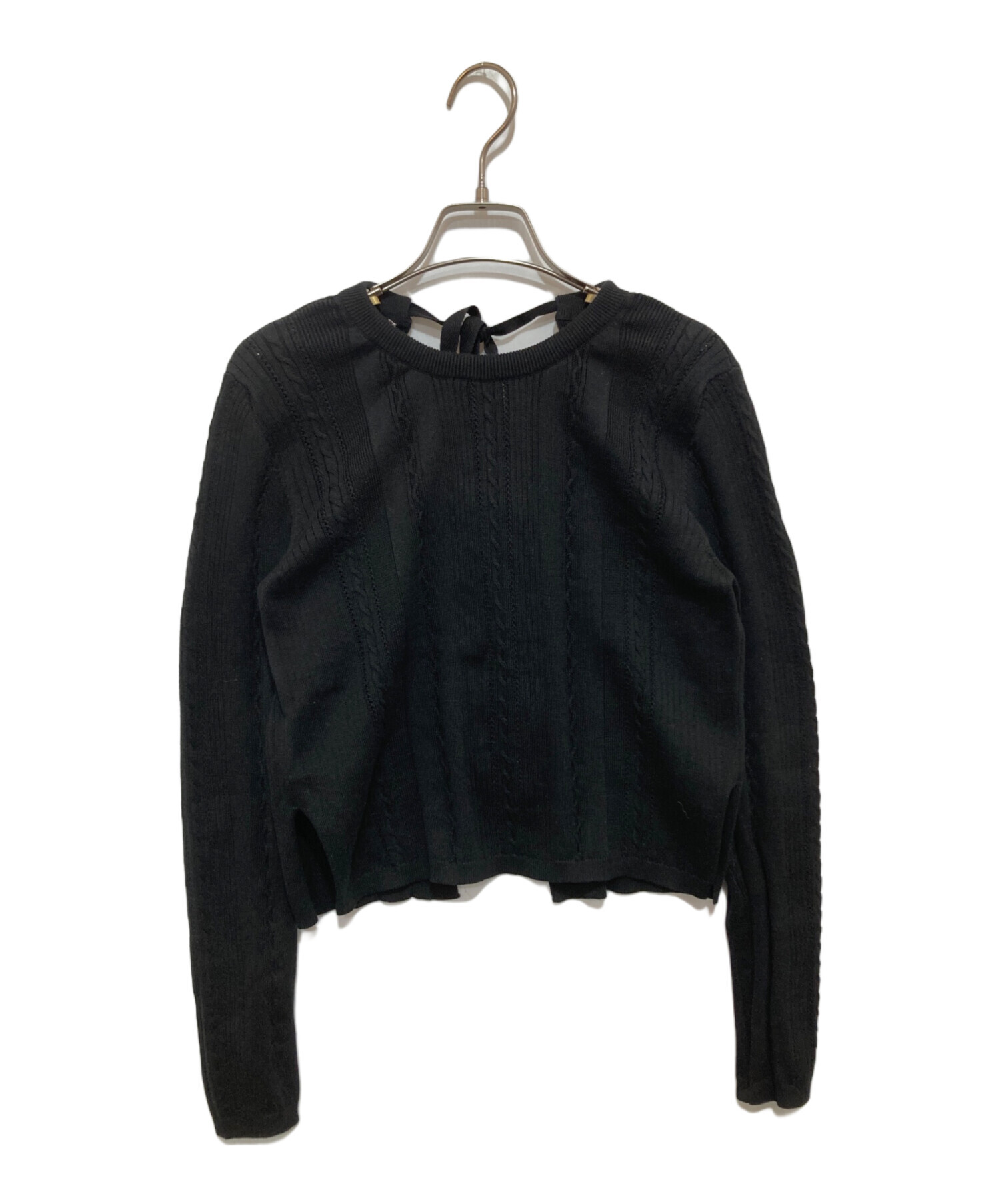 中古・古着通販】MIU MIU (ミュウミュウ) バックリボンカーディガン