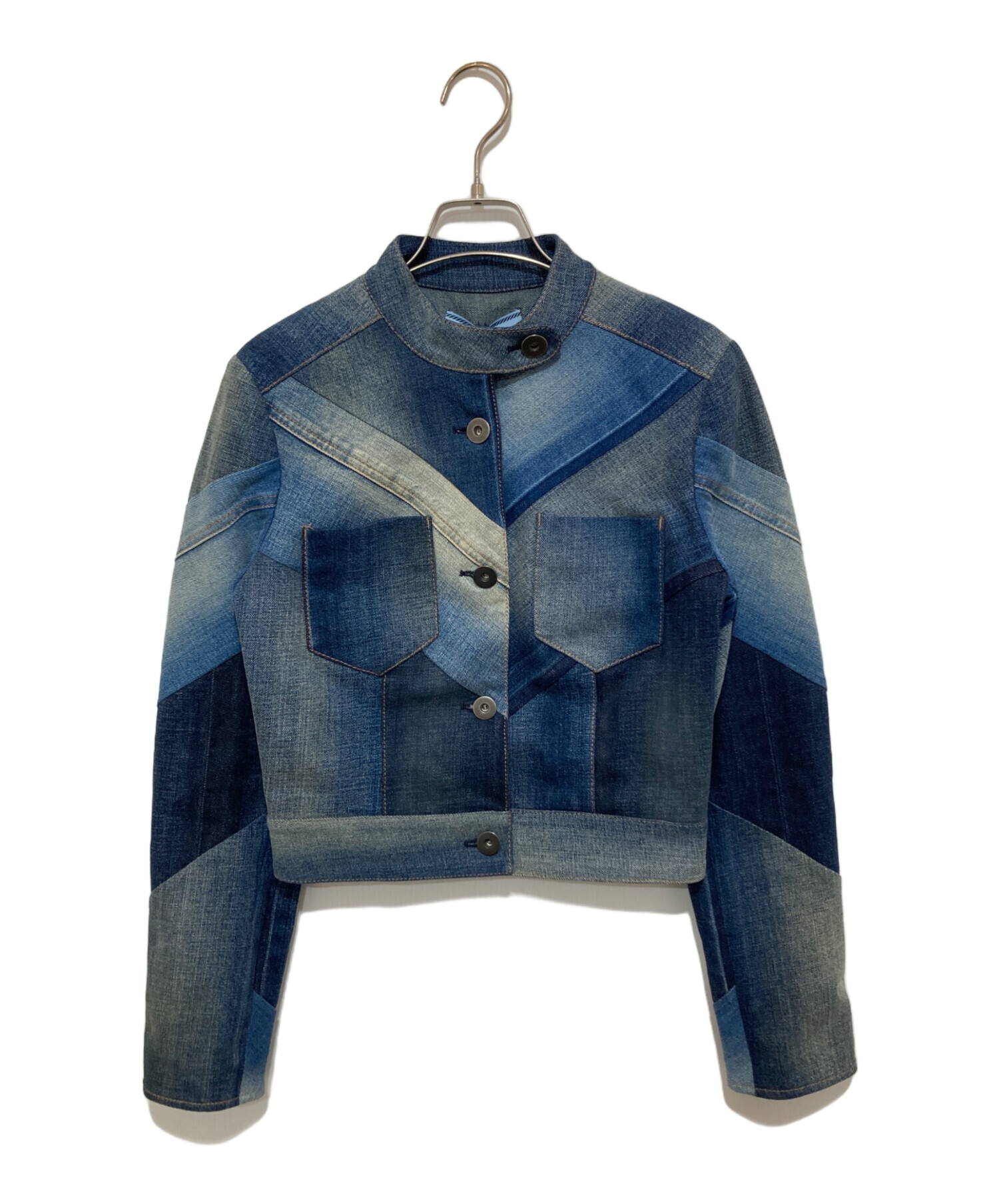 中古・古着通販】PRADA (プラダ) パッチワーククロップドデニム