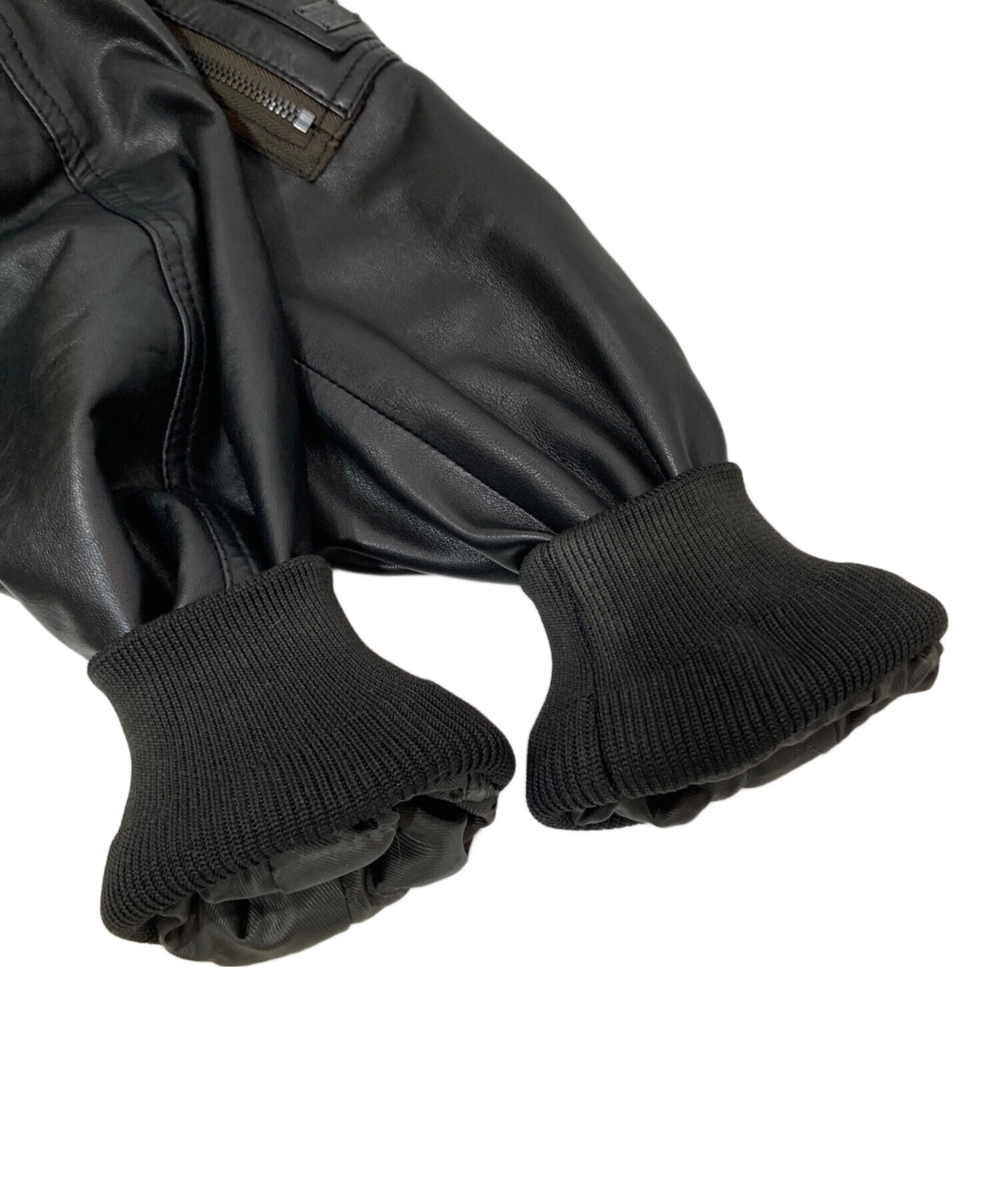 中古・古着通販】DIESEL (ディーゼル) ラムレザーボンバージャケット