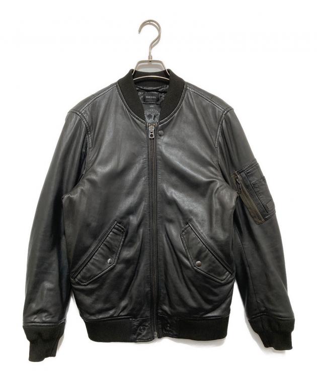中古・古着通販】DIESEL (ディーゼル) ラムレザーボンバージャケット