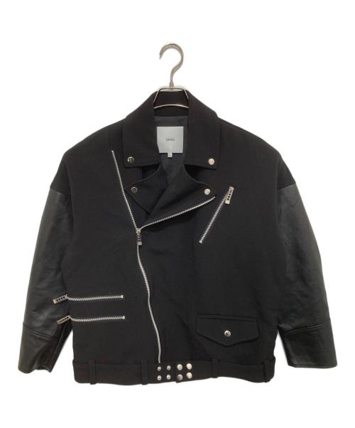 UN3D. アンスリード シアーライダースジャケットカーキ 美品即購入可