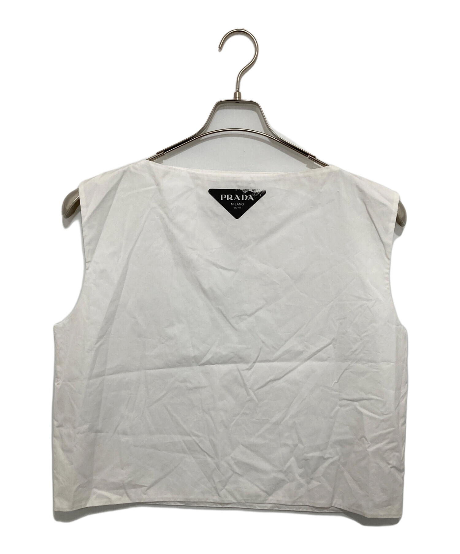 中古・古着通販】PRADA (プラダ) フロントプリントノースリーブ